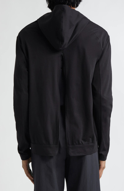 POST ARCHIVE FACTION (PAF) 6.0 Cotton Blend Full Zip Hoodie Right outlook