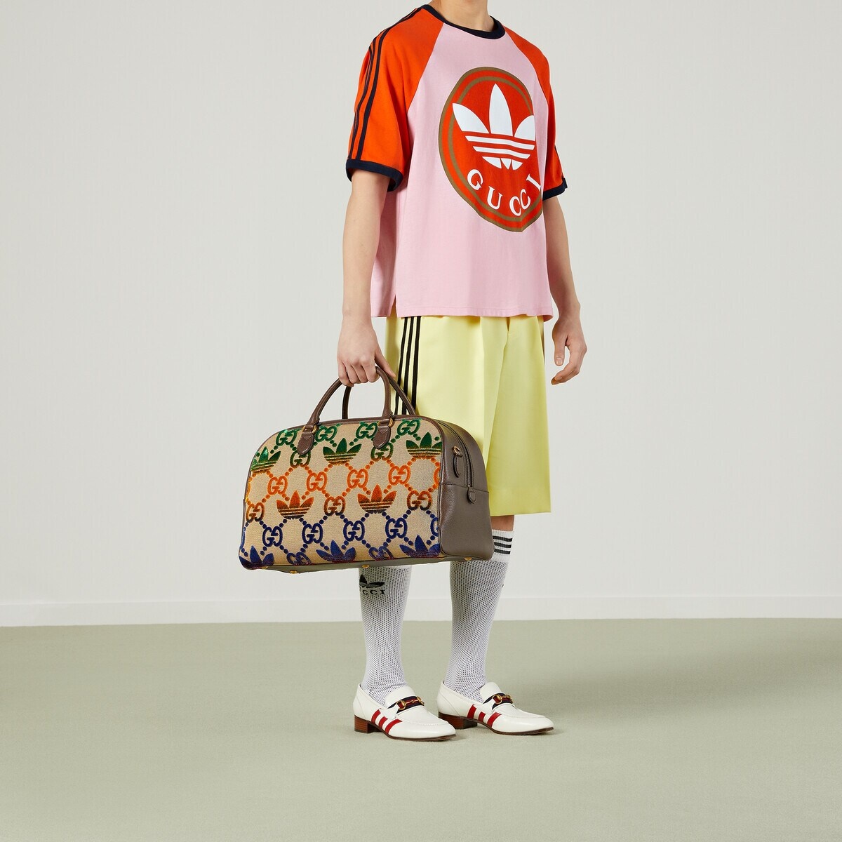 adidas x Gucci large duffle bag - 3
