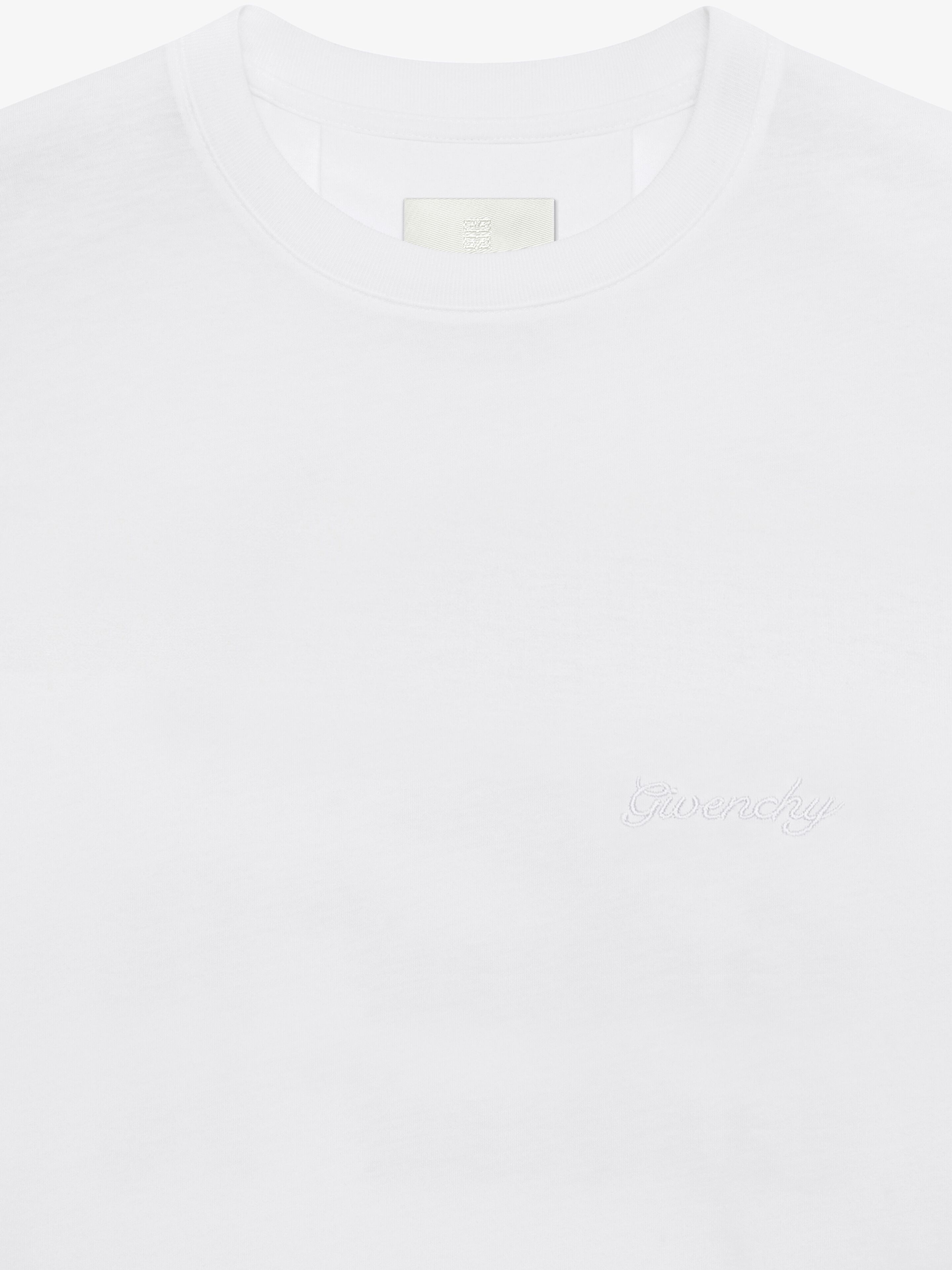 GIVENCHY SLIM FIT T-SHIRT IN COTTON - 5