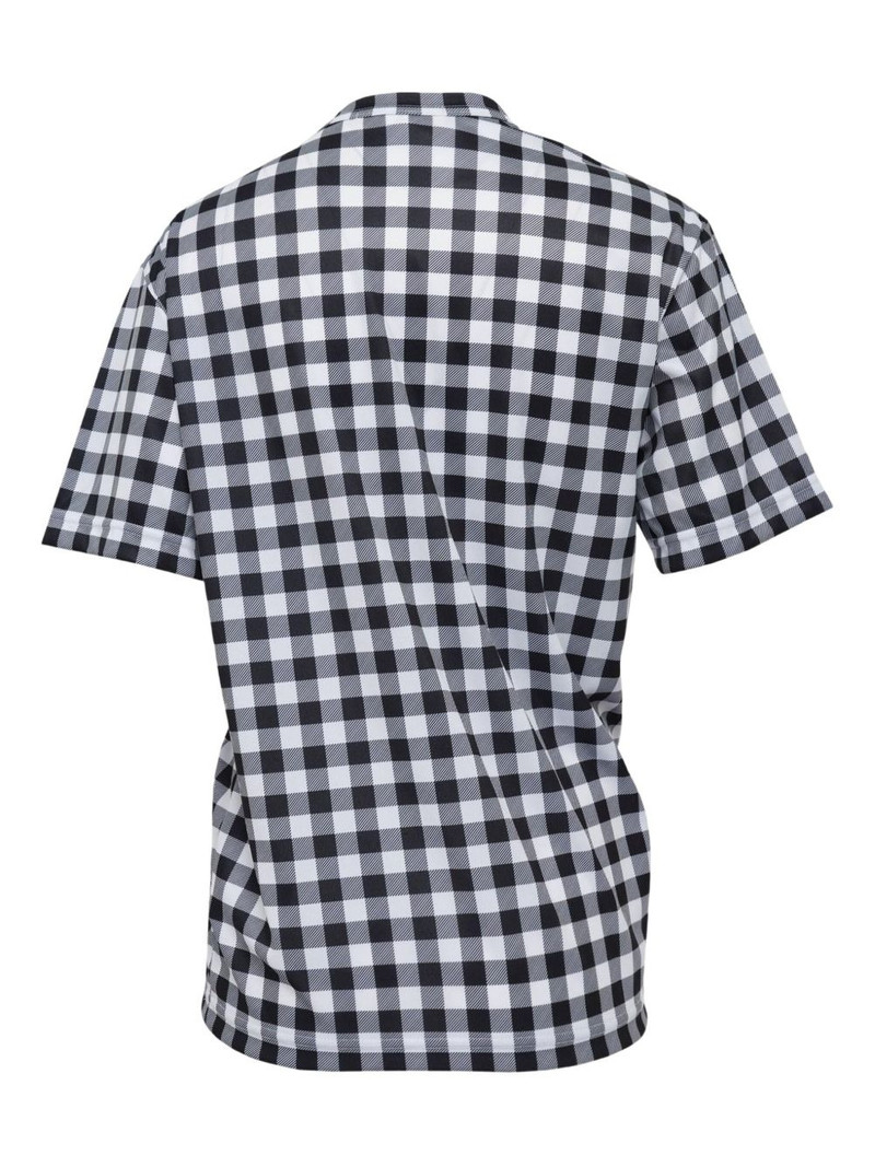 Comme Des Garçons gingham T-shirt outlook