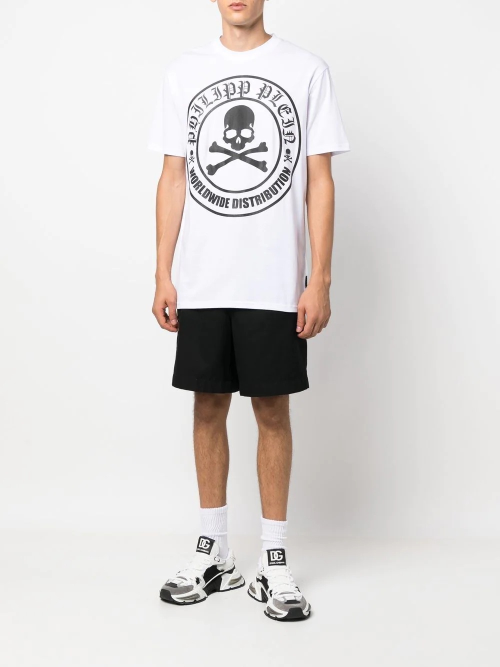 logo-print short-sleeved T-shirt - 2