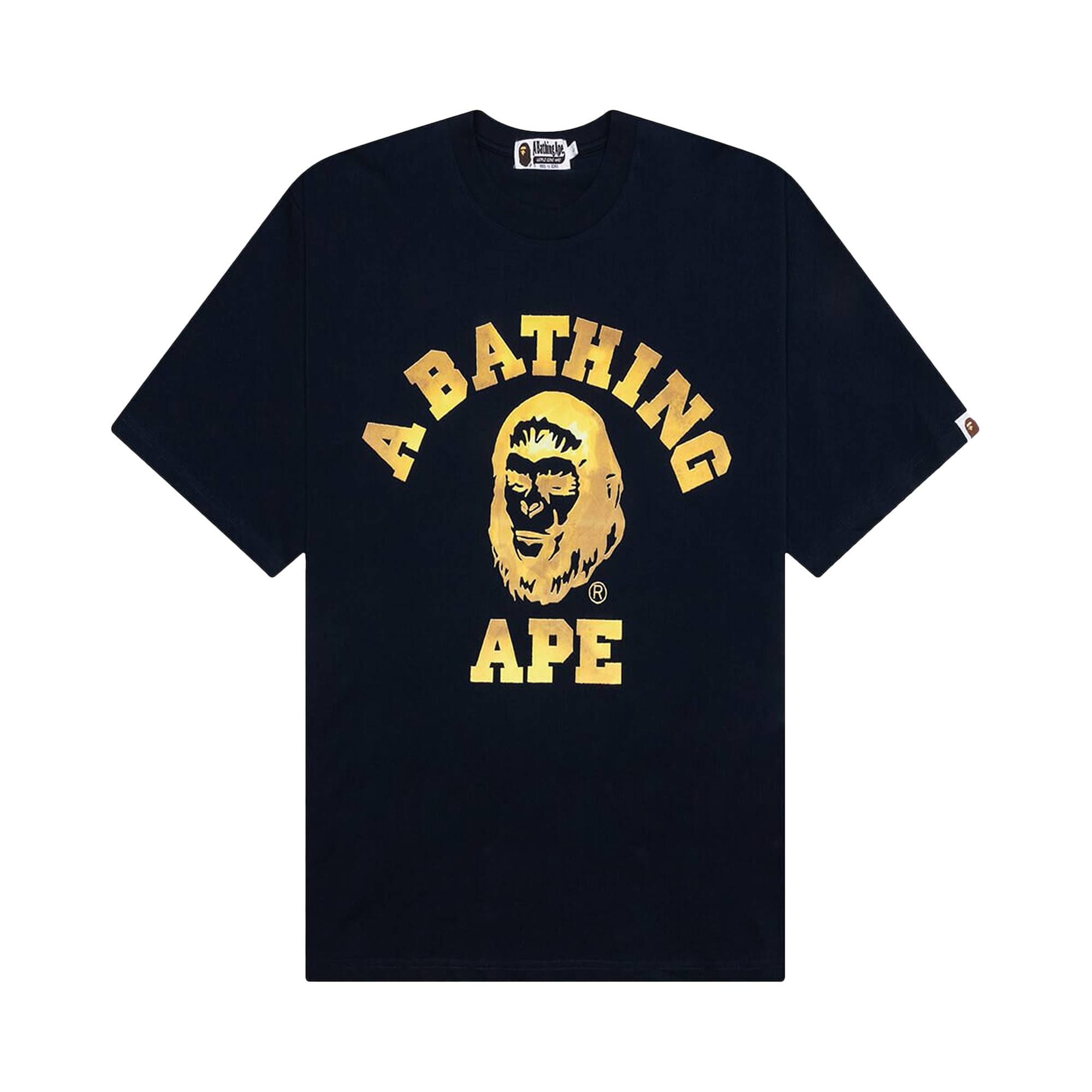 BAPE College Graphic Tee 'Navy' - 1