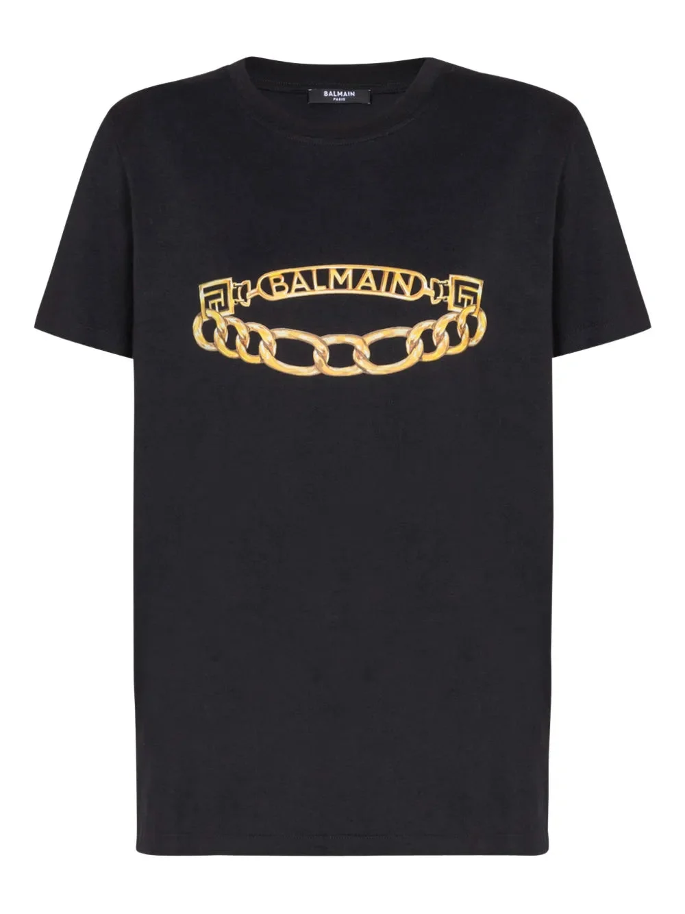 Balmain Women Balmain Chain Print T-Shirt - 1