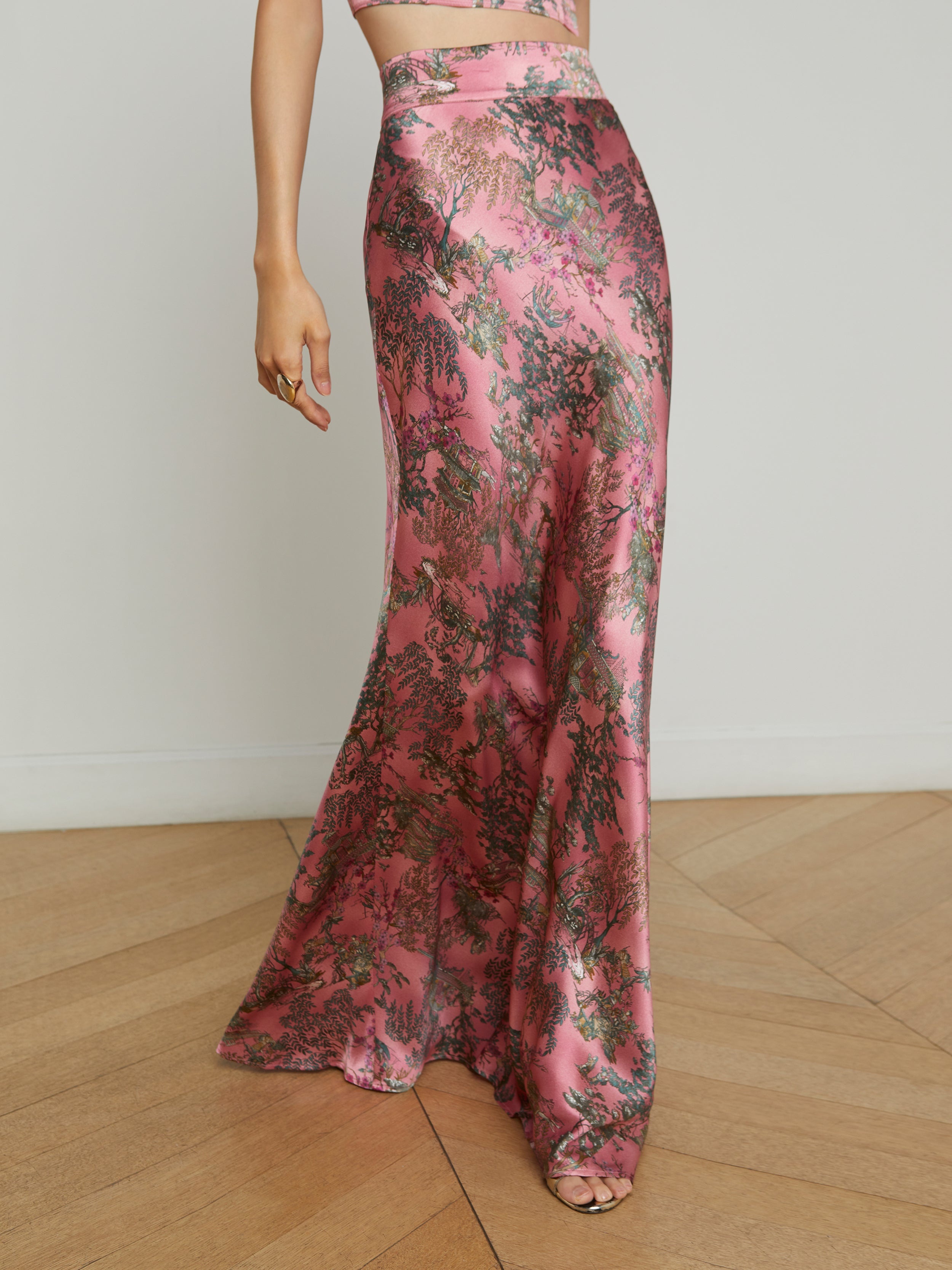 Ryker Silk Maxi Skirt - 4