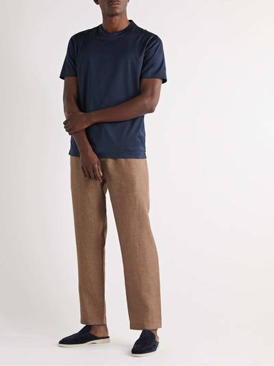 Canali Slim-Fit Mercerised Cotton-Jersey T-Shirt outlook