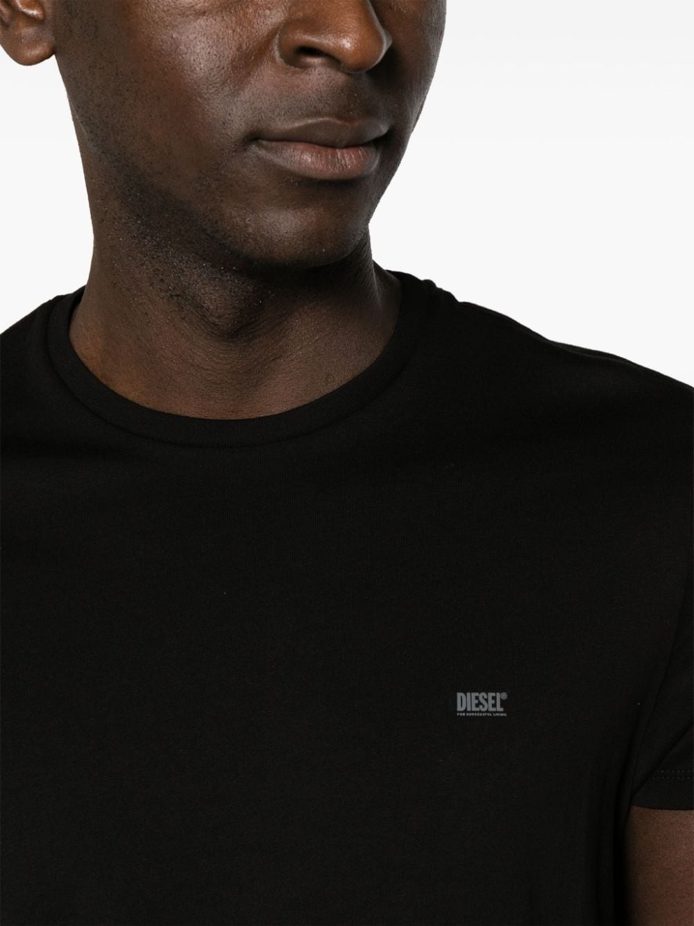 logo-print cotton T-shirt (pack of three) - 5