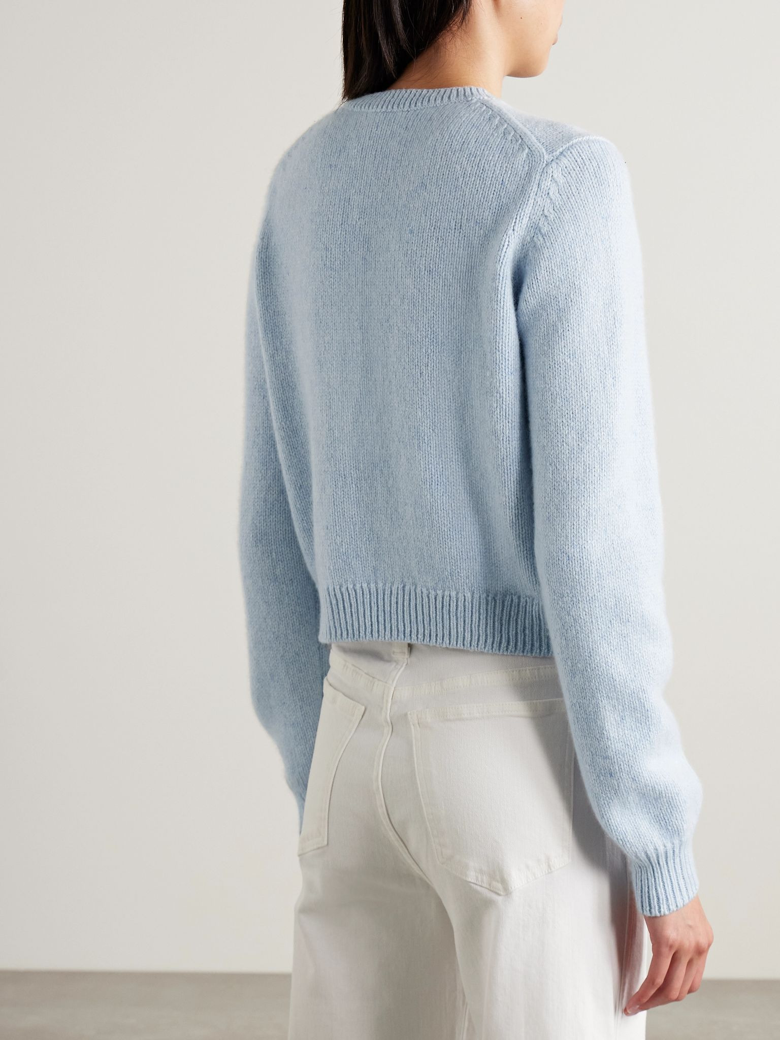 Everheart cashmere cardigan Light blue - 3