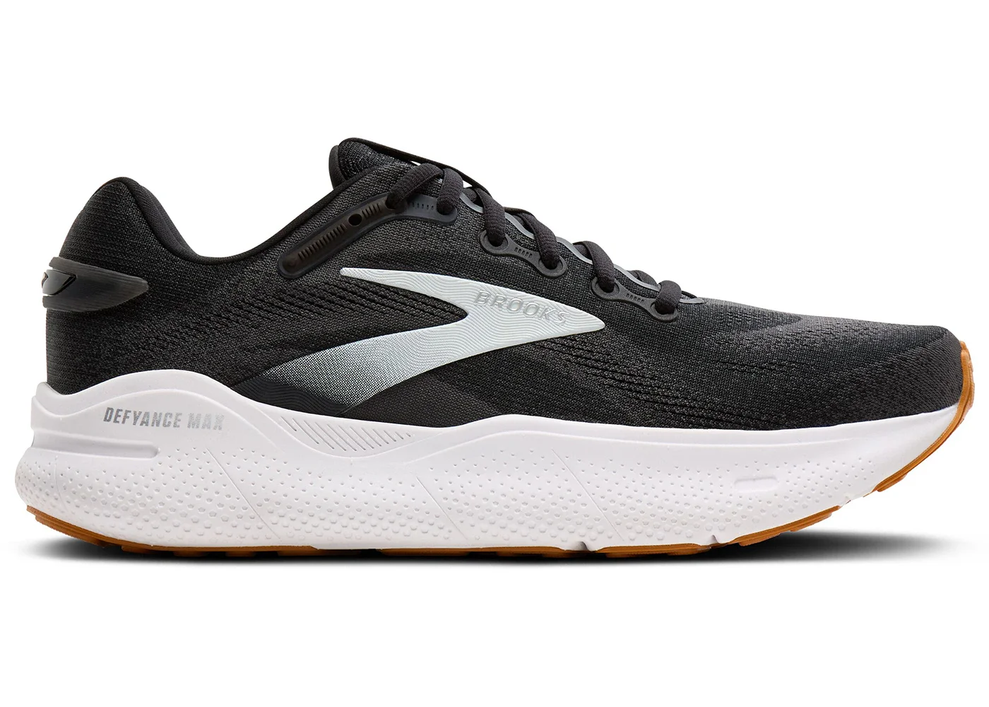 Brooks Defyance Max Black Grey Silver Gum - 1