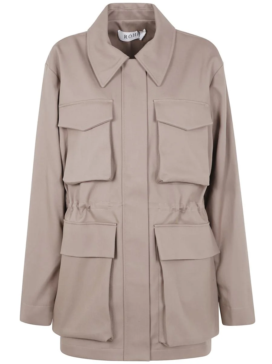 Rohe Field Jacket With Waist Adjuster Clothing - 1