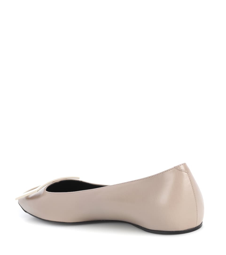 Belle Vivier leather ballet flats - 3