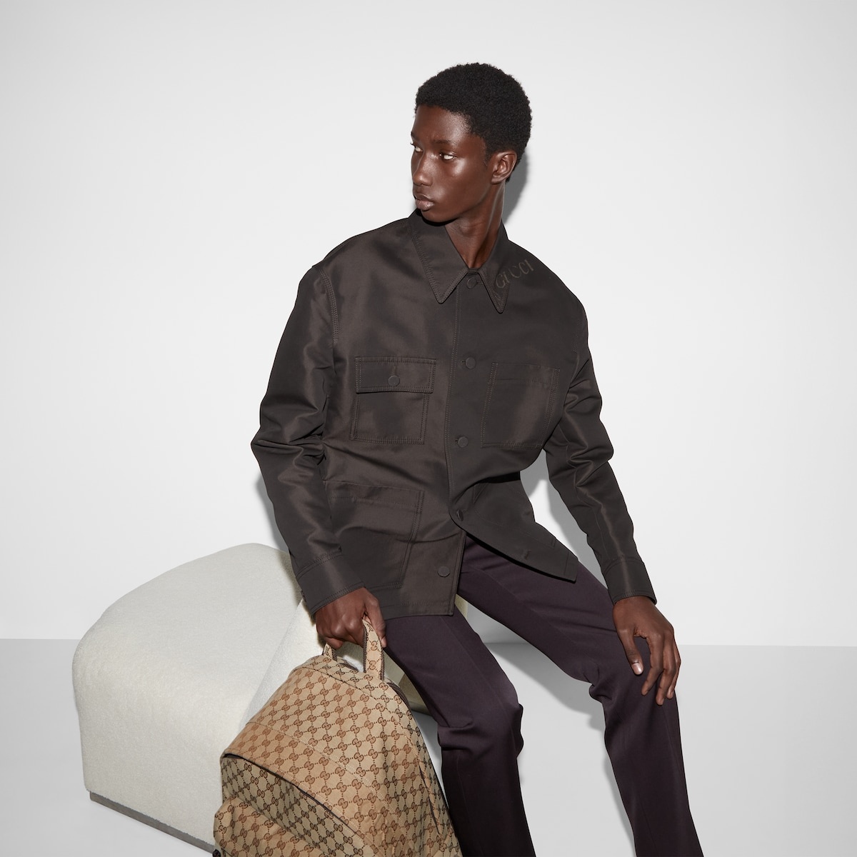 Technical cotton jacket - 6