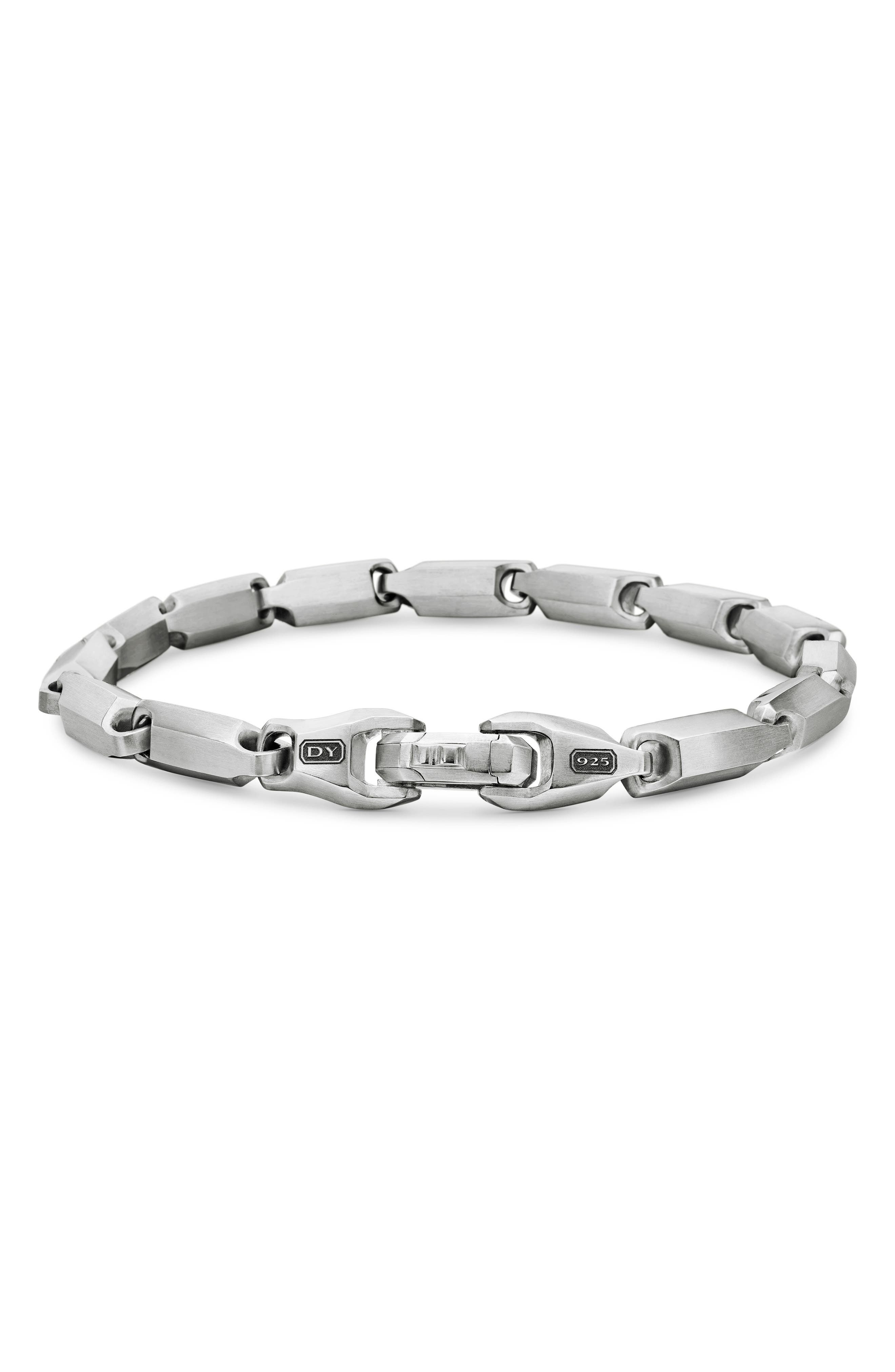 David Yurman Faceted Link Bracelet, 3mm in Sterling Silver at Nordstrom - 7