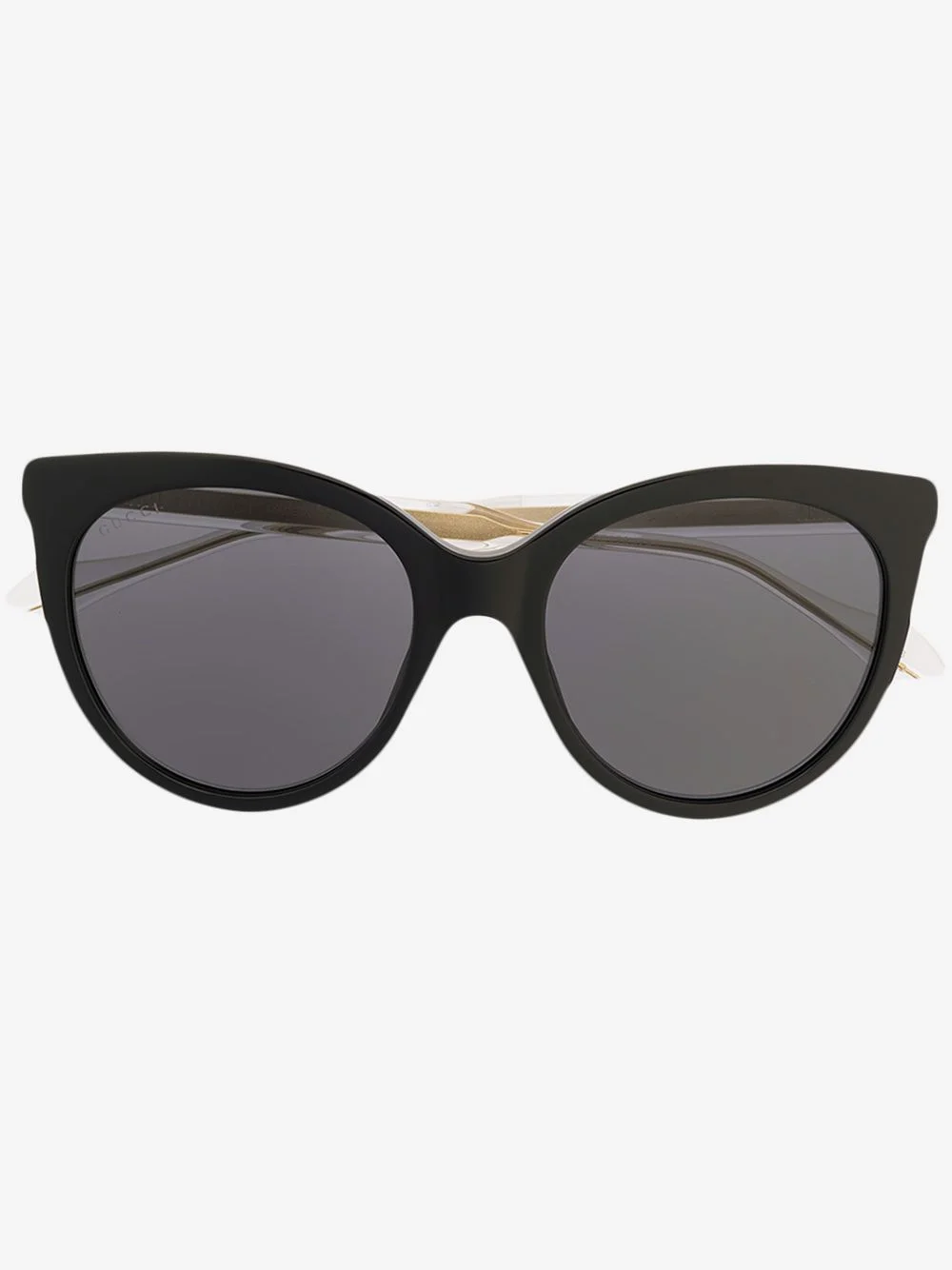 logo-print cat-eye sunglasses - 1