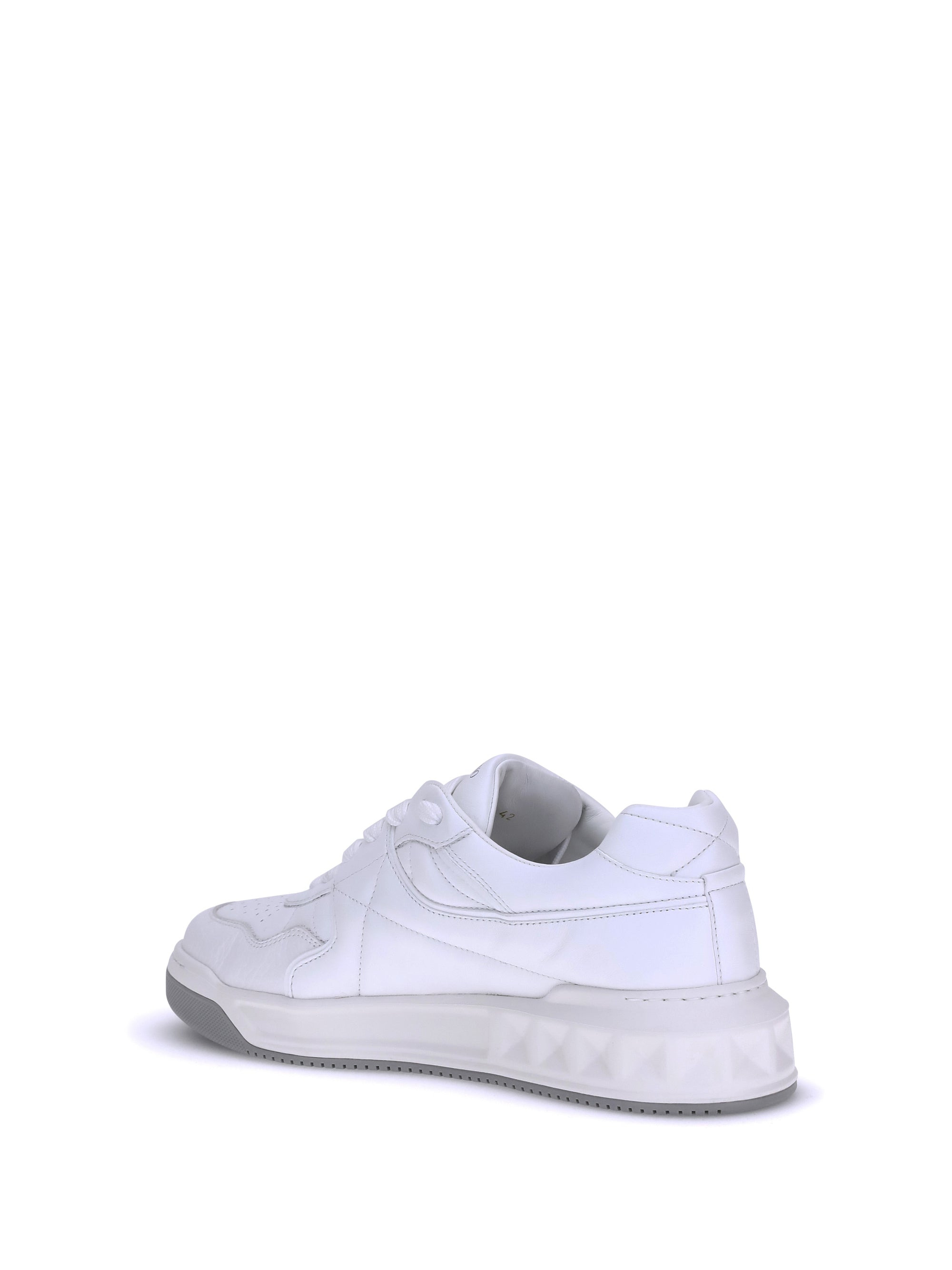 Valentino Garavani Men One Stud Low-Top Sneakers - 3