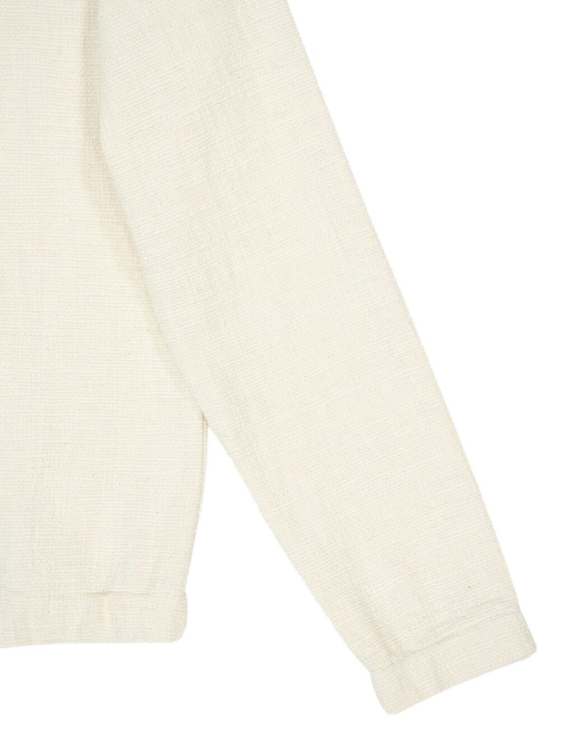 textured zip-neck pullover 4