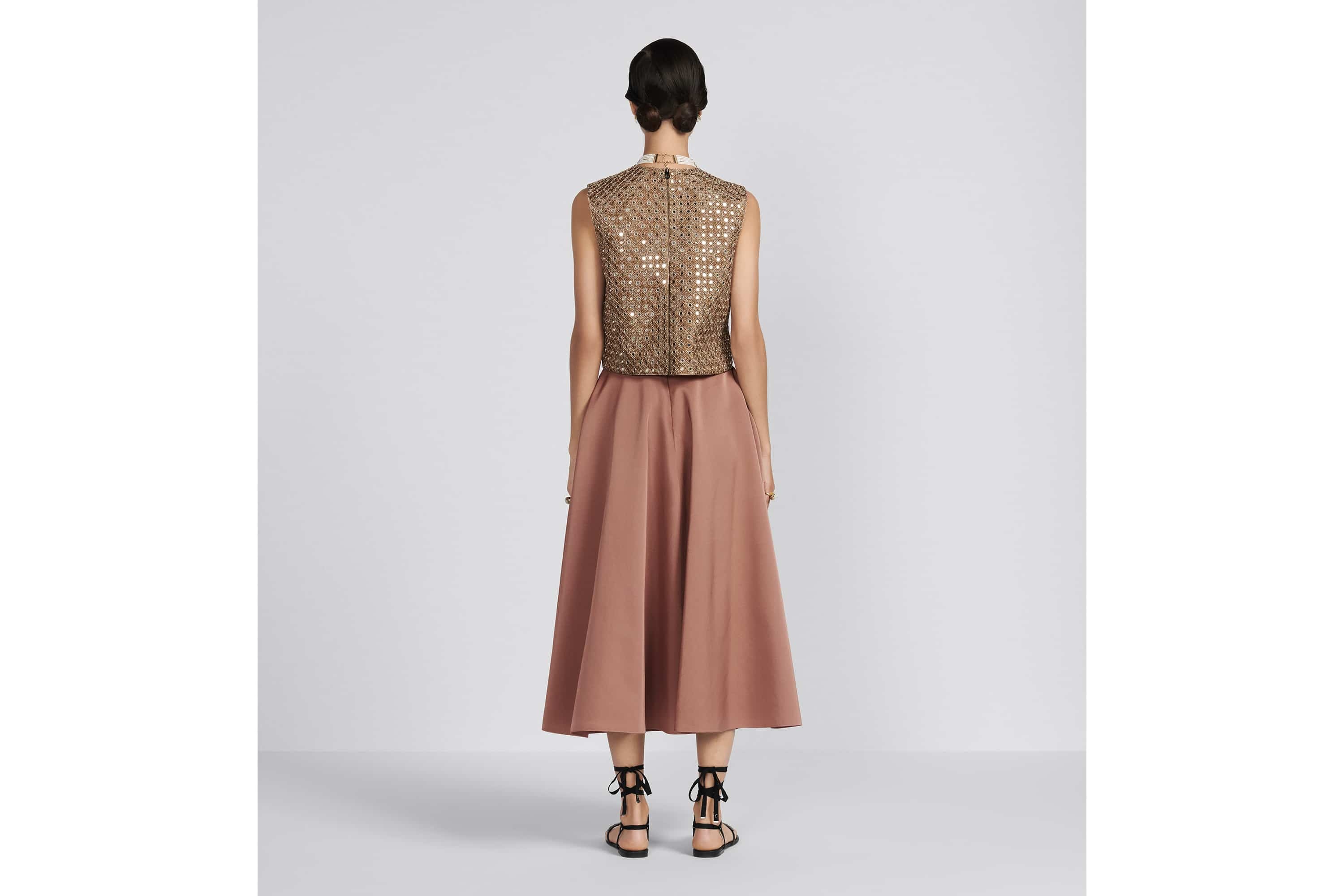 Mid-Length Pleated Skirt - 6