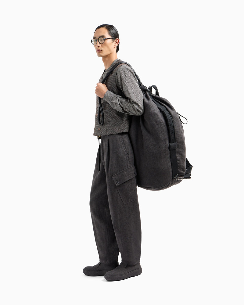 LINEN CANVAS BACKPACK 7