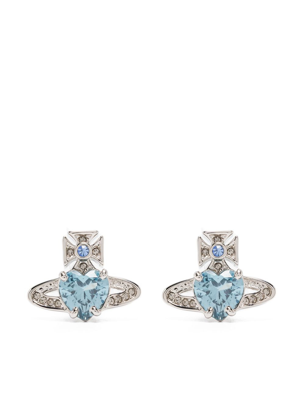 heart-shaped-stone earrings - 1
