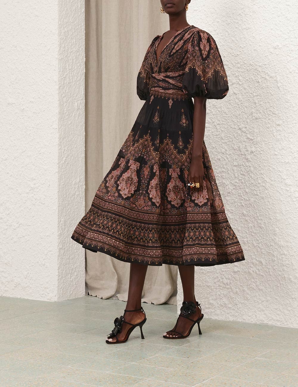 PLEATED MIDI DRESS - 8