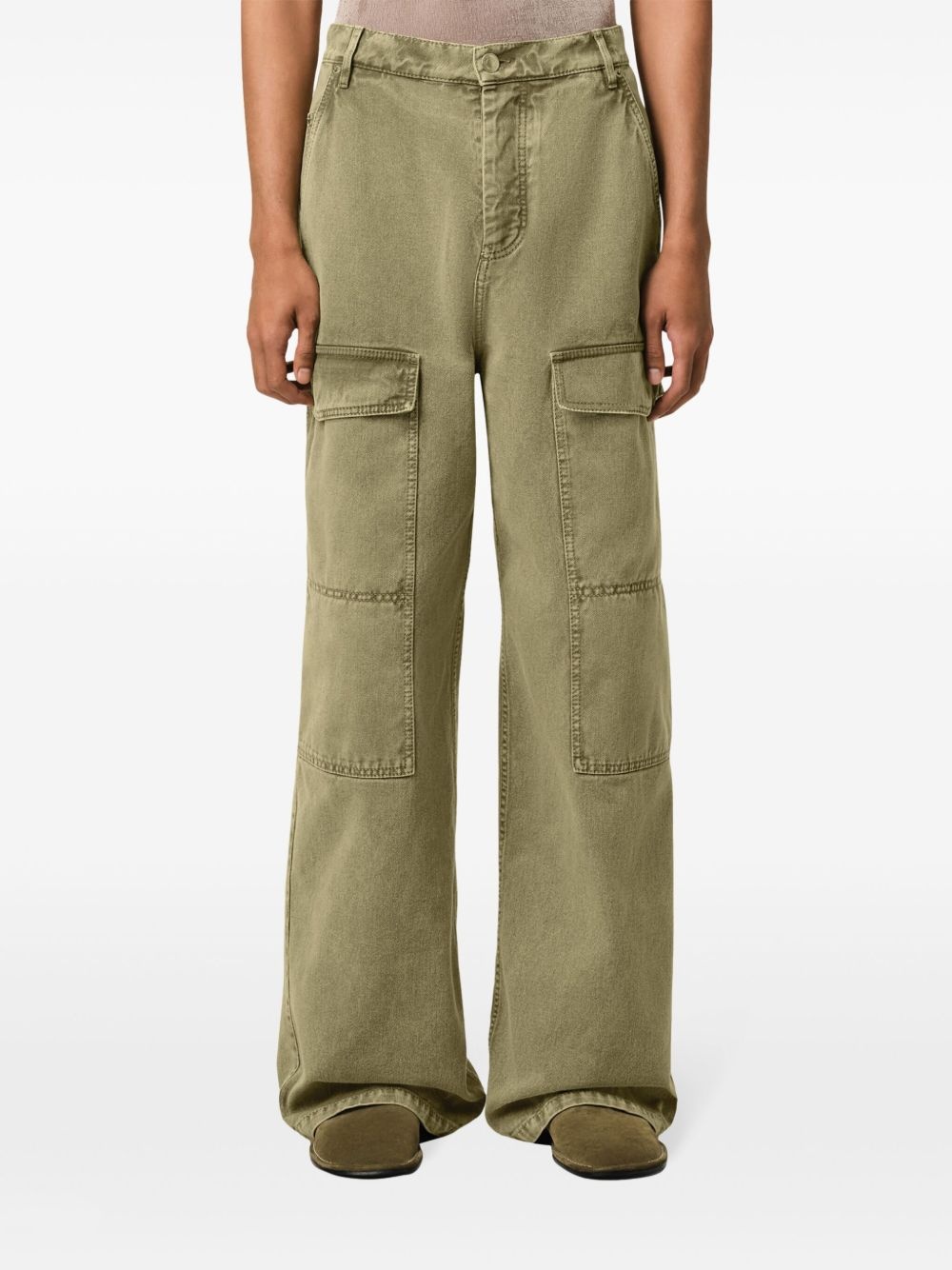 wided-leg cargo jeans - 5