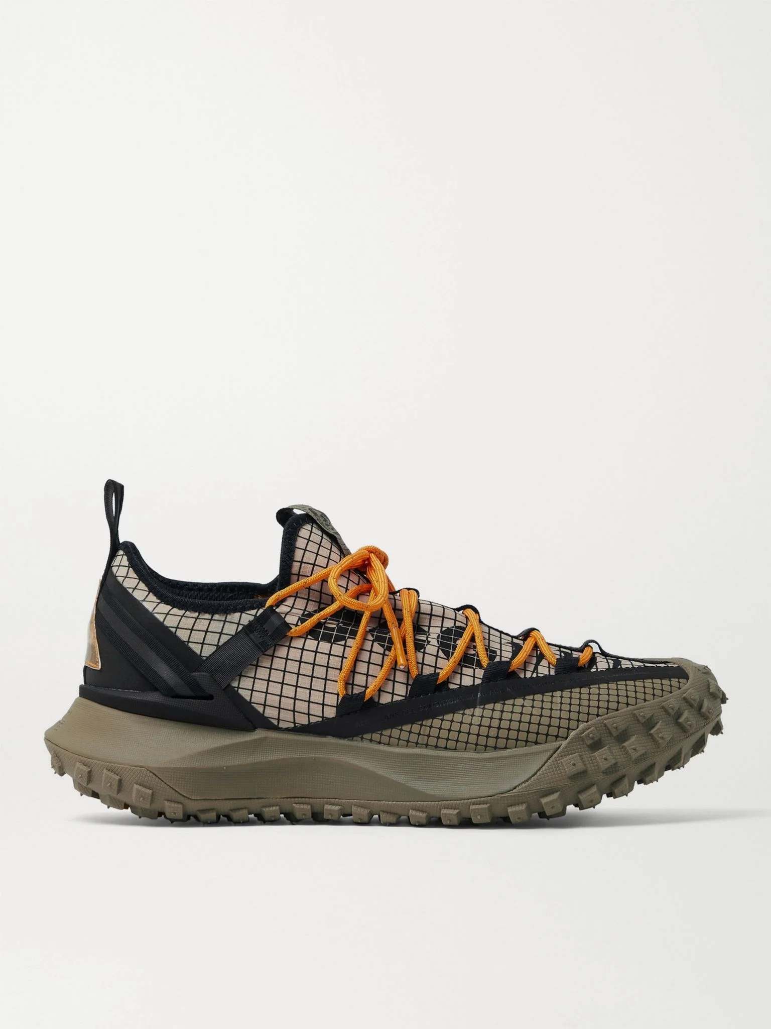ACG Mountain Fly Rubber-Trimmed GORE-TEX Sneakers Brown - 1