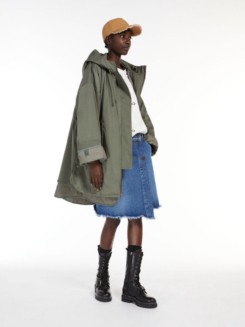 WEEKEND Max Mara FUMETTO Reversible water-repellent cotton parka outlook