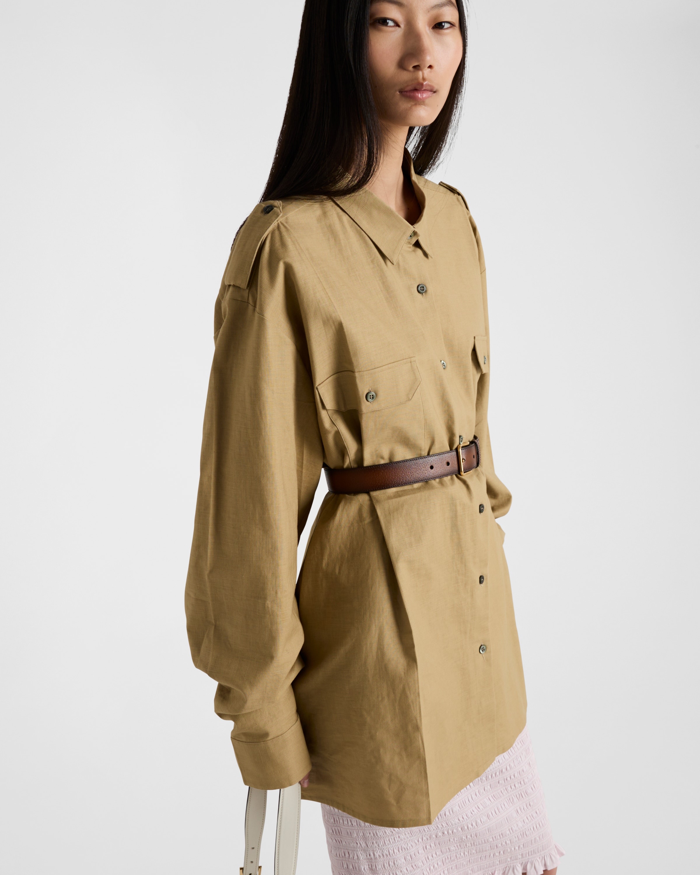 Oversized cotton shirt - 4