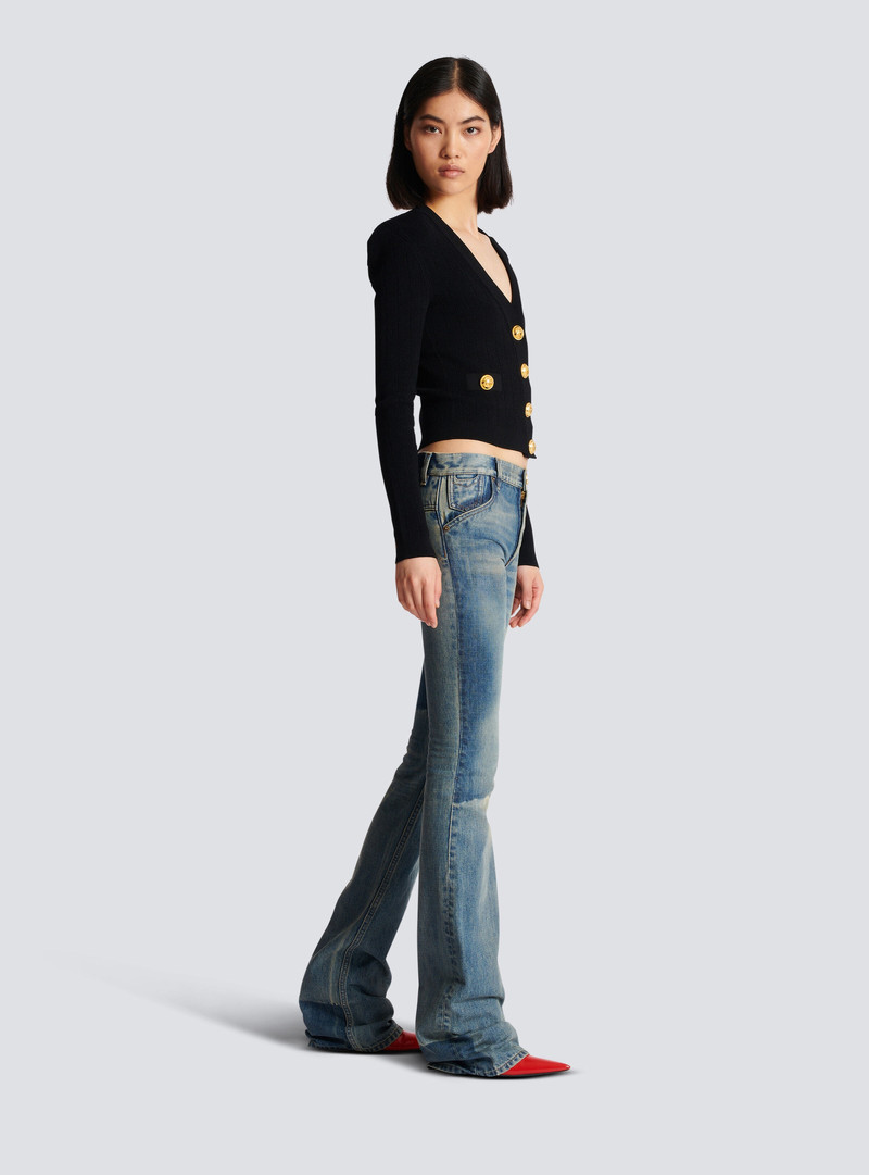 Buttoned knit cardigan 3