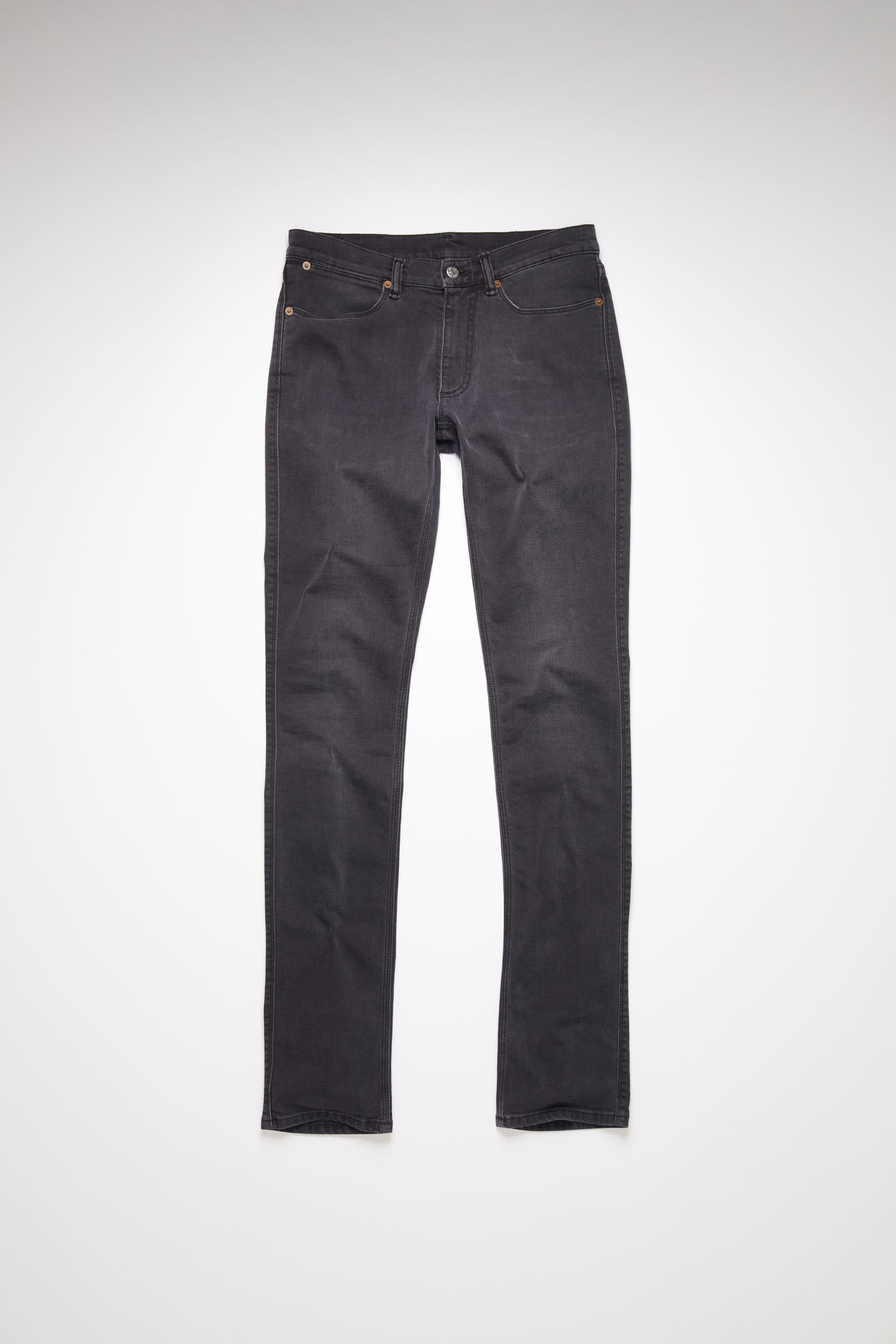 Slim fit jeans - Used black - 1