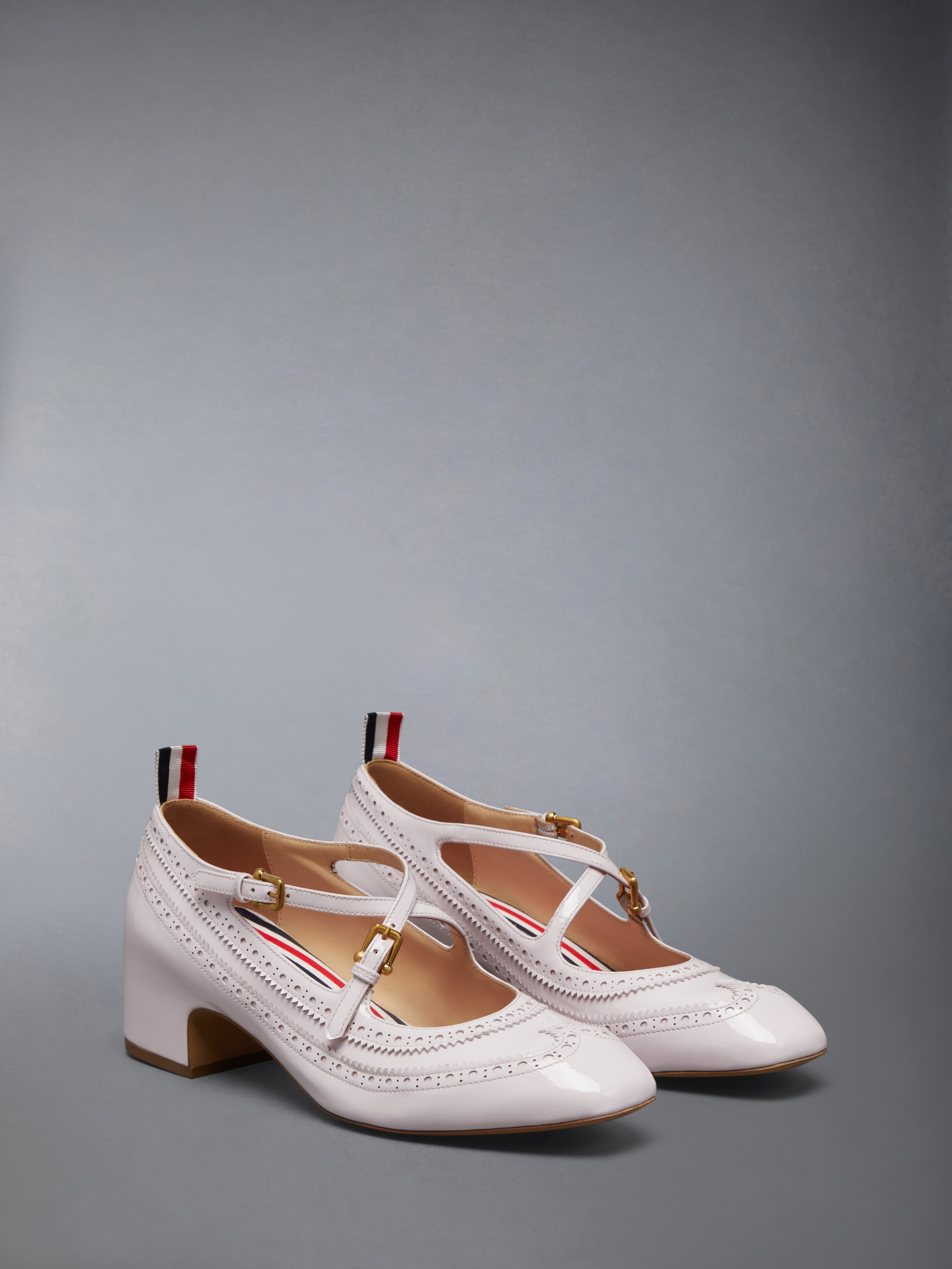 SOFT PATENT LEATHER THOM JOHN 40MM BLOCK HEEL - 2