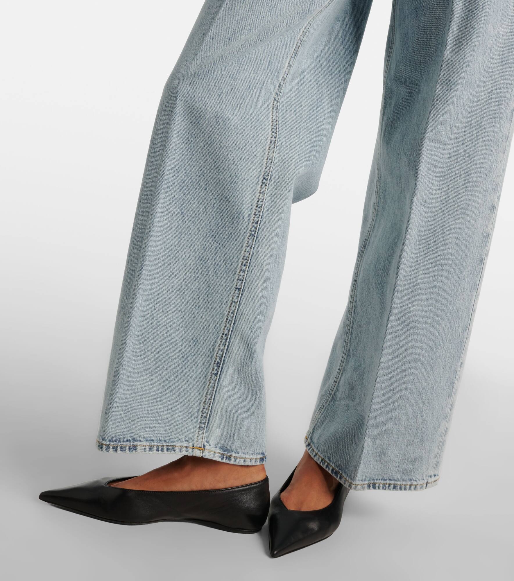 High-rise wide-leg jeans - 5