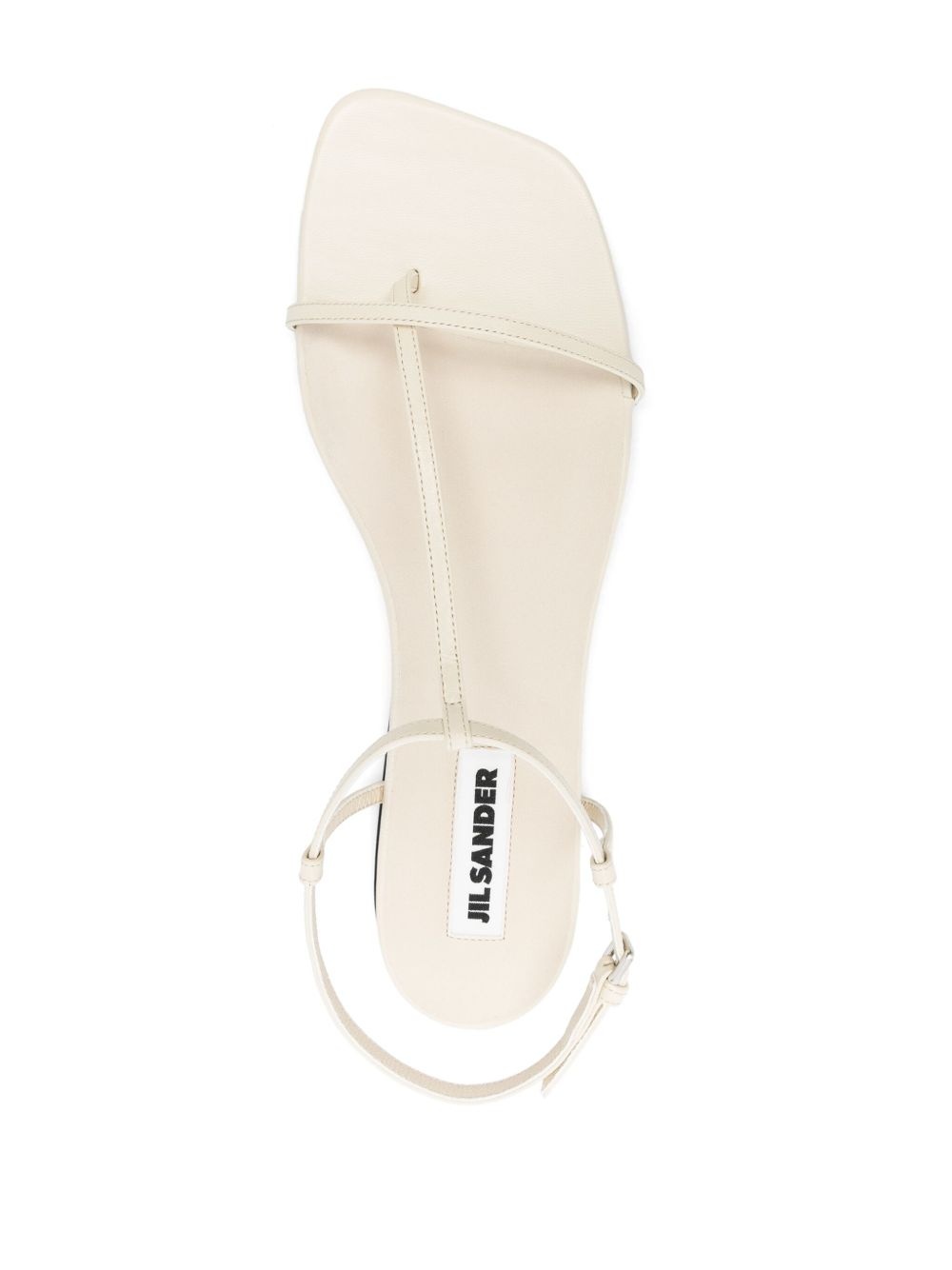 square-toe thong sandals - 4