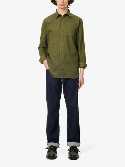 The North Face Patch-pocket brushed-texture cotton shirt outlook