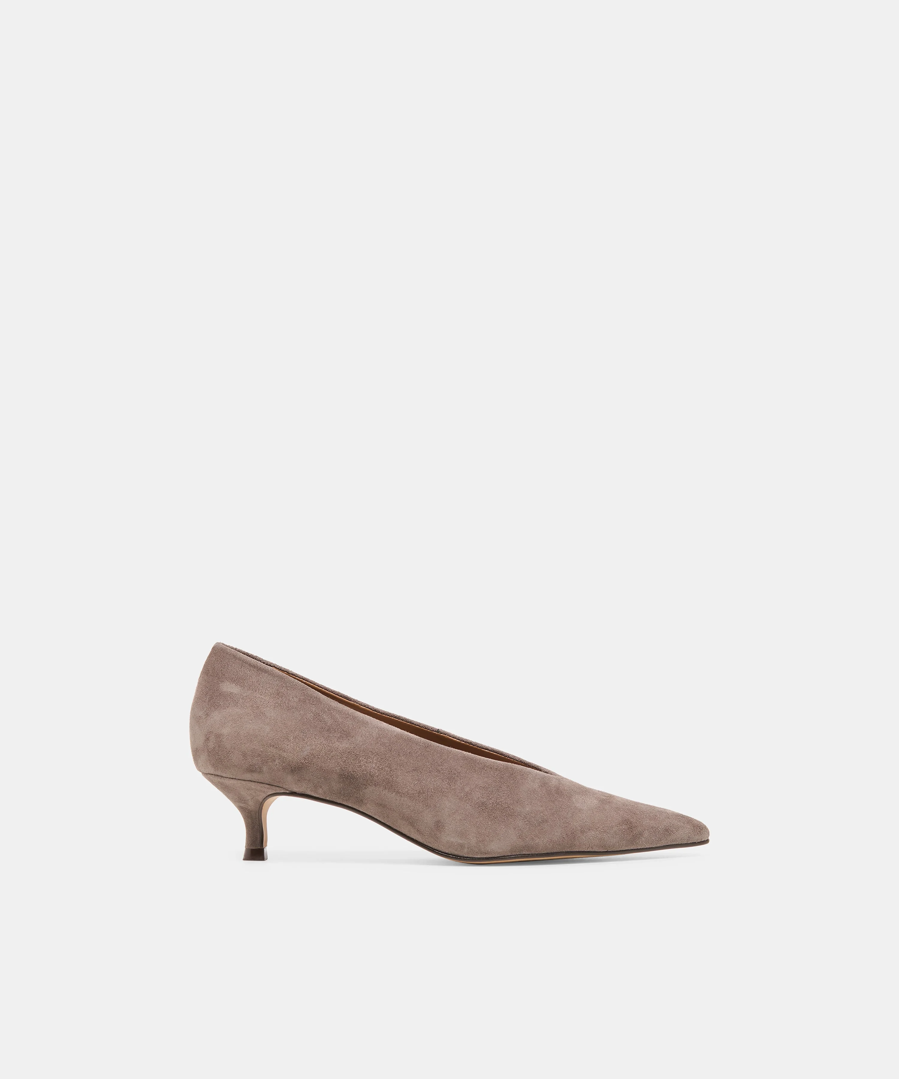 ALWYN HEELS DOVE SUEDE - 1