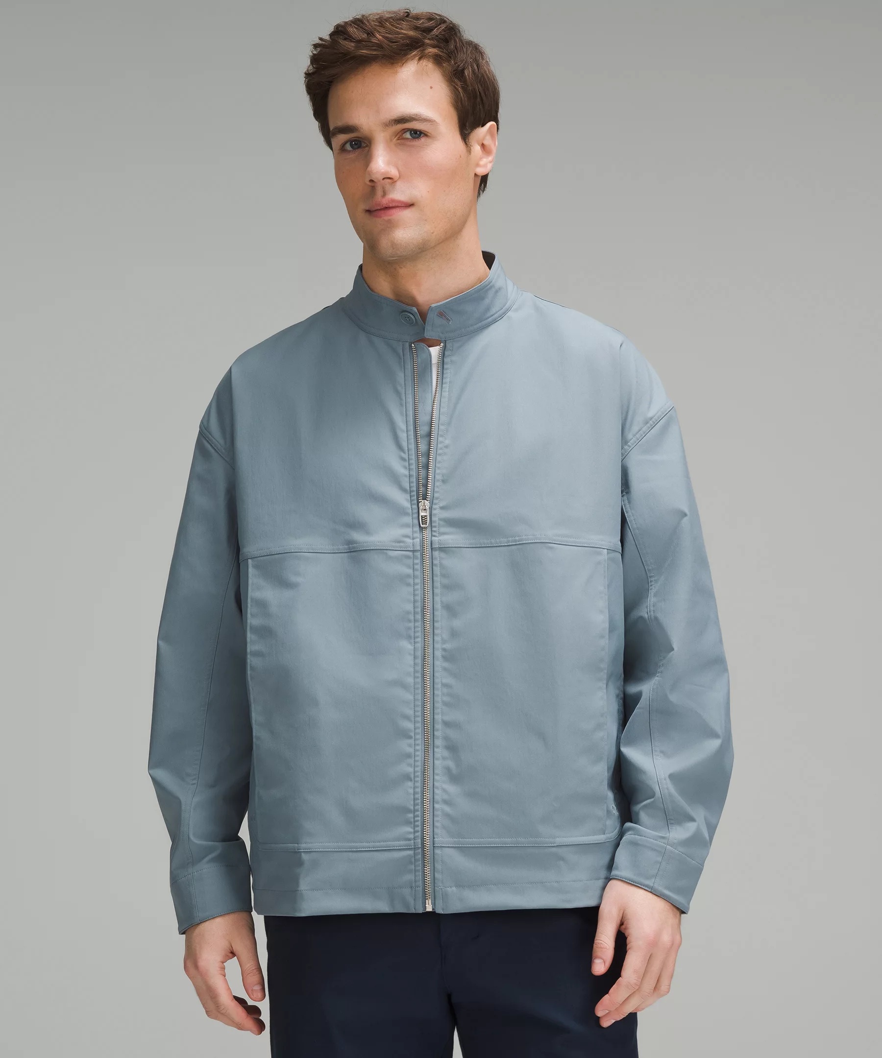 Smooth Twill Full-Zip Jacket - 1