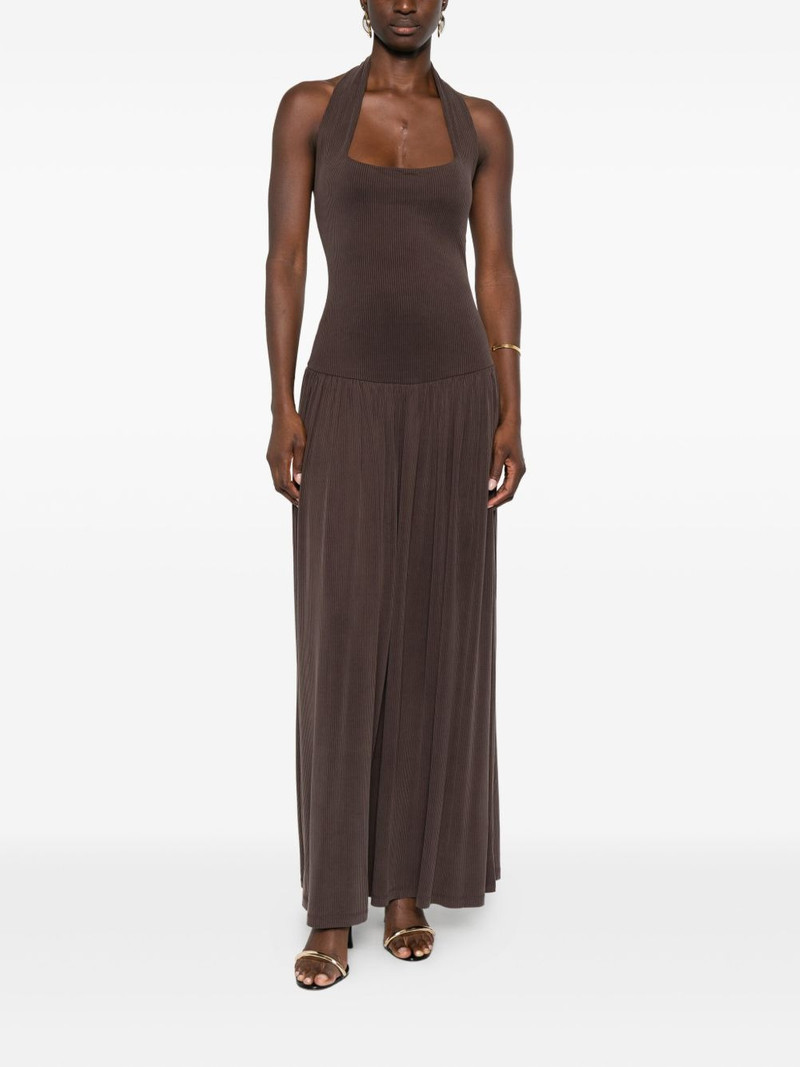 AYA MUSE ribbed halterneck dress outlook
