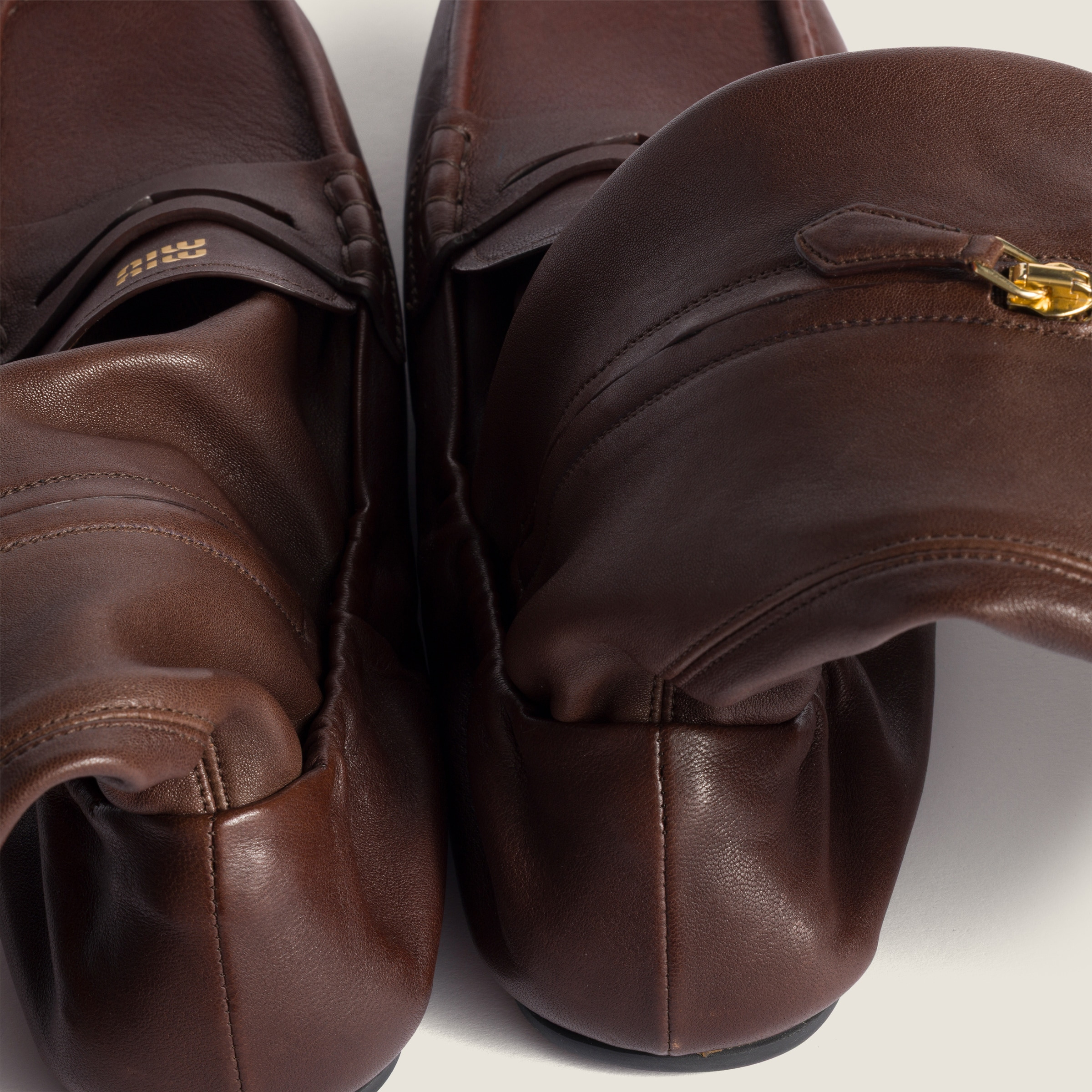 Ruches nappa leather boots - 3