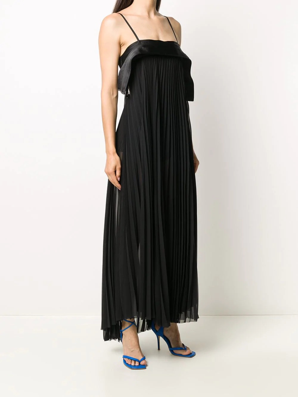 plissé maxi dress - 3