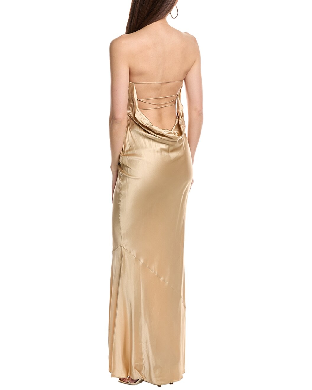 Retrofête Keaton Silk-Blend Maxi Slip Dress - 2