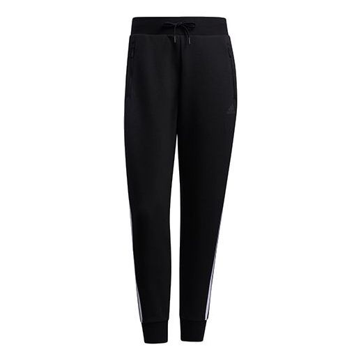 (WMNS) adidas Fi Pt Dk Side Stripe Bundle Feet Sports Pants/Trousers/Joggers Black GT6826 - 1