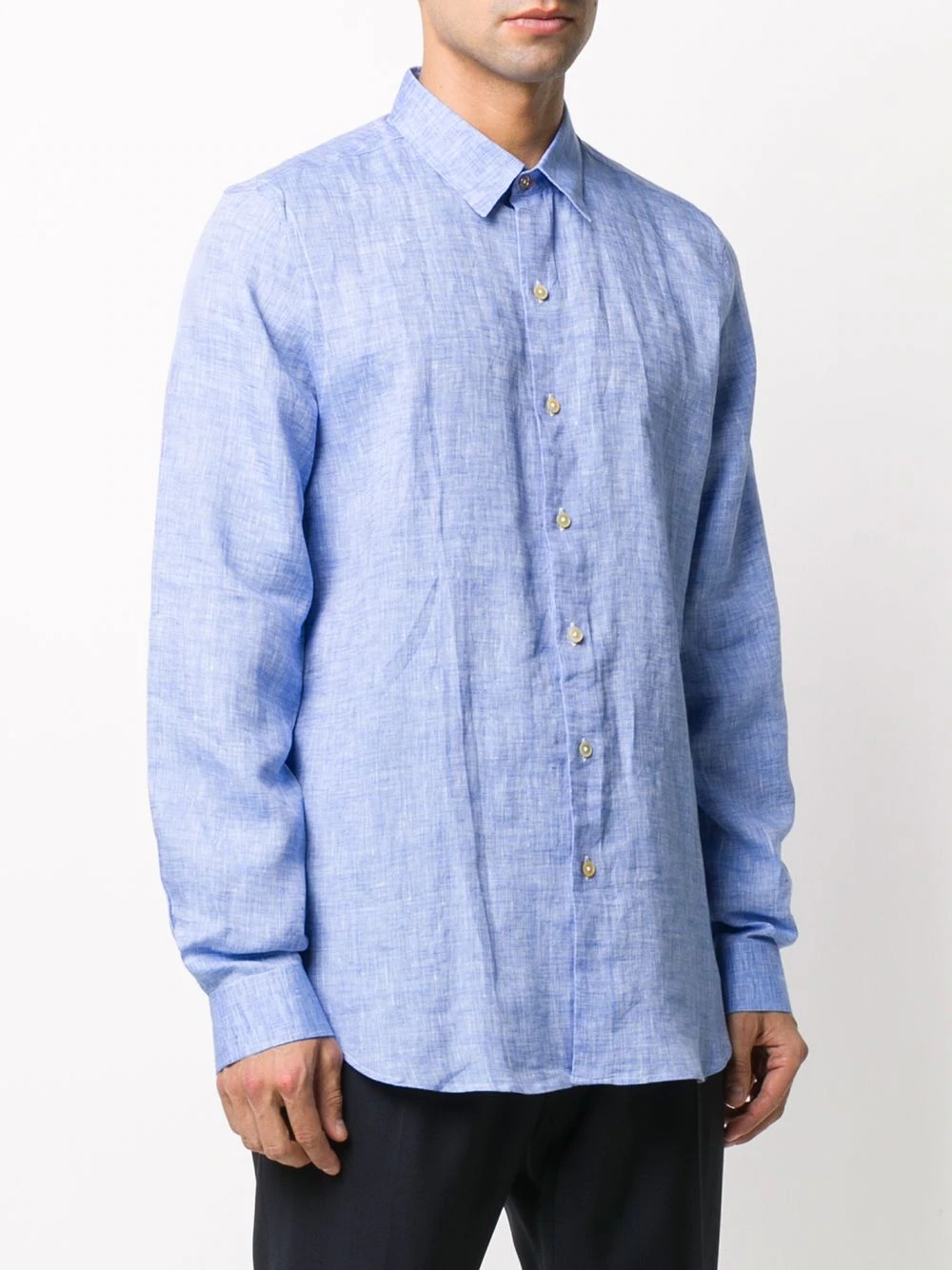 linen chambray shirt - 3