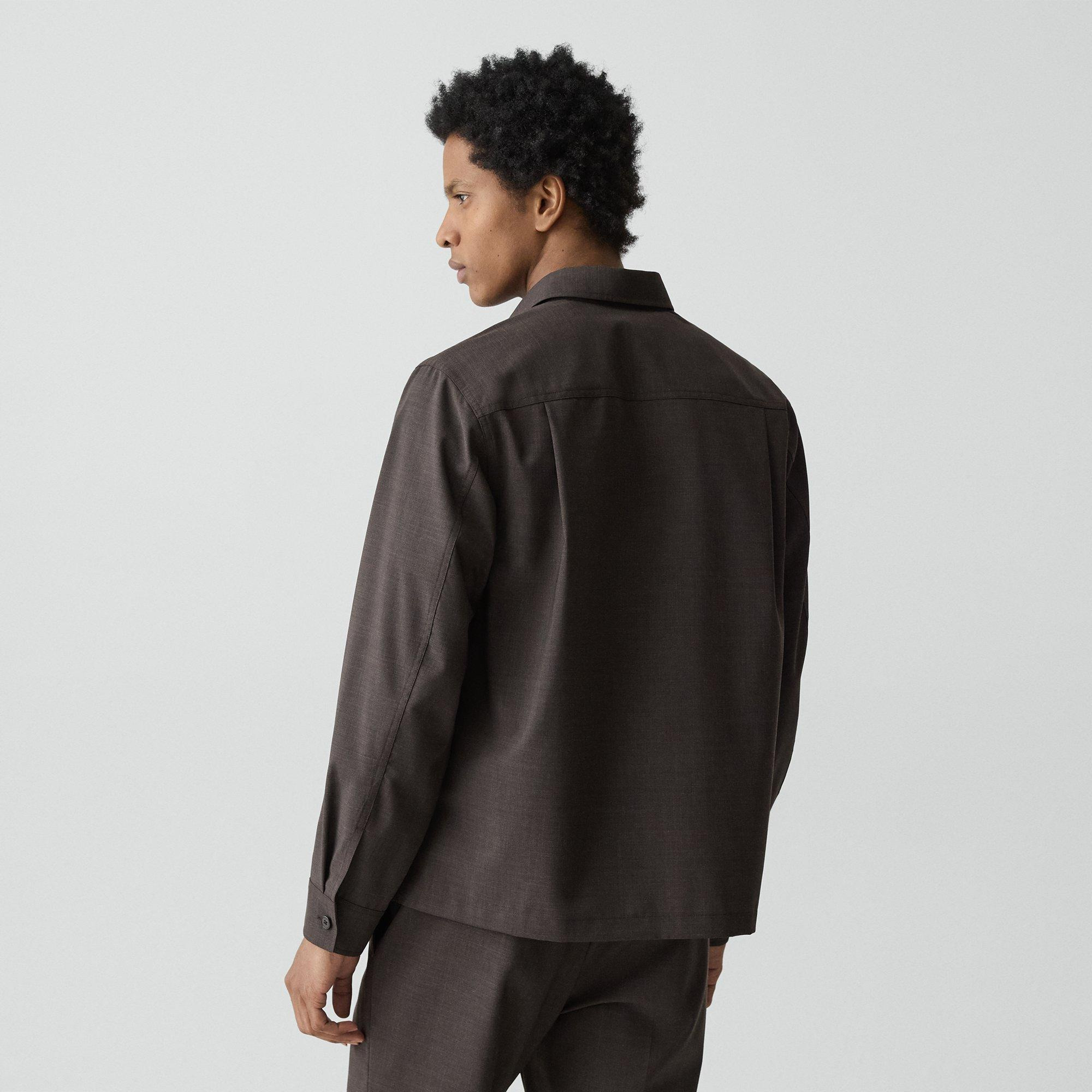 Utility Overshirt in Motion Wool - 4