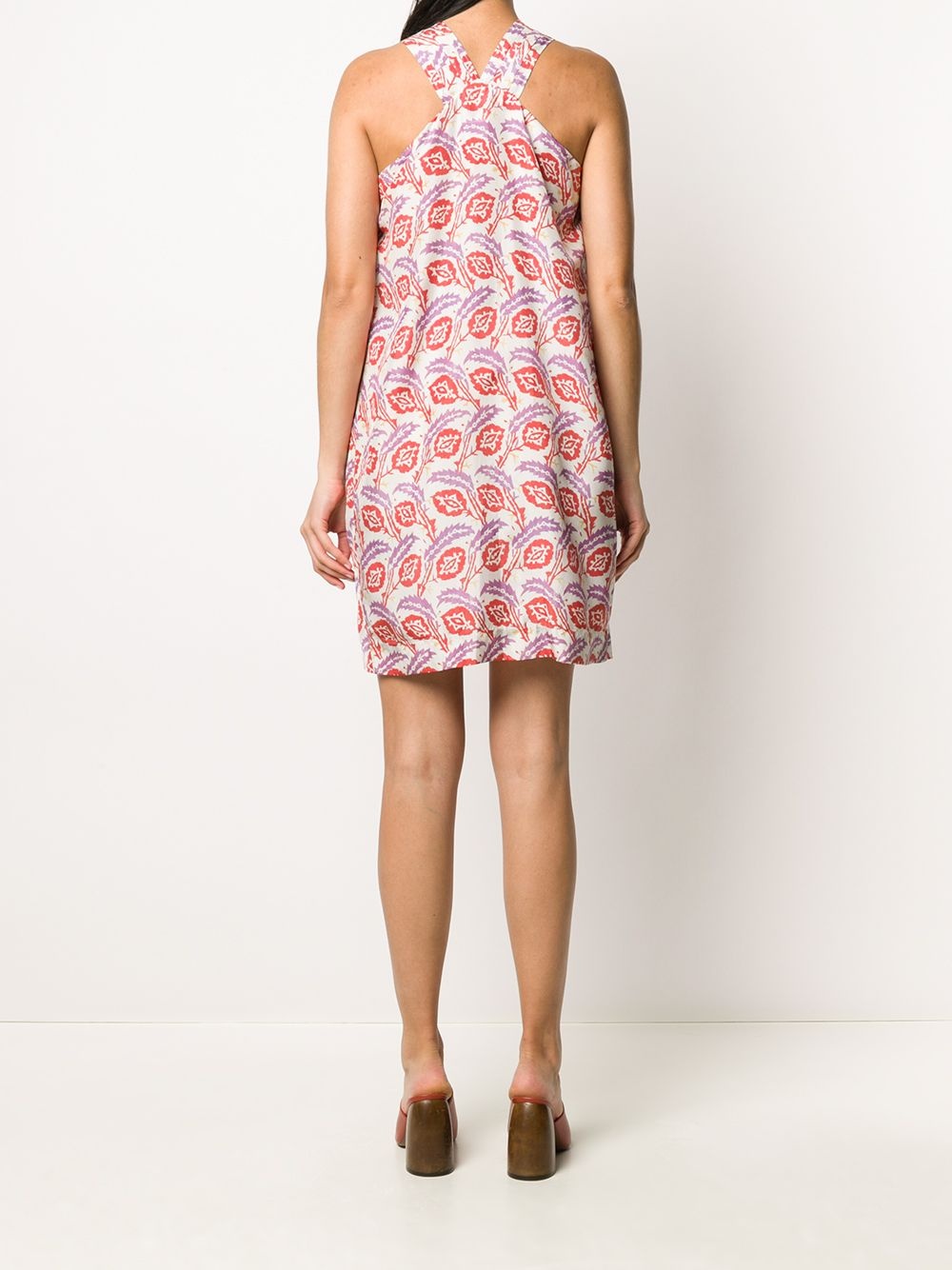 Suzyli leaf print dress - 4