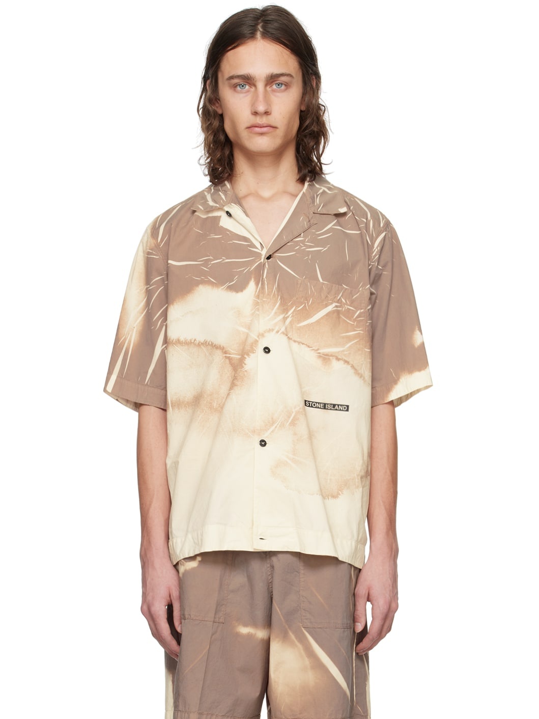 Brown Graphic Shirt - 1