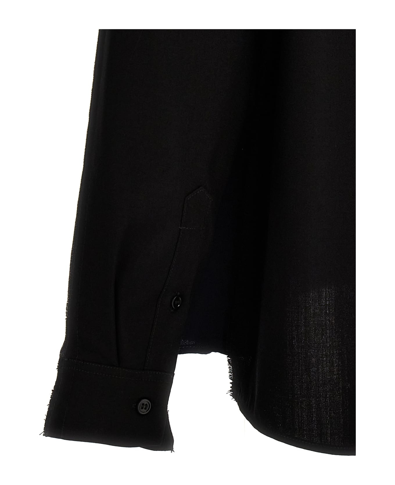 Marni Cool Wool Shirt With Contrast Stitching | italist