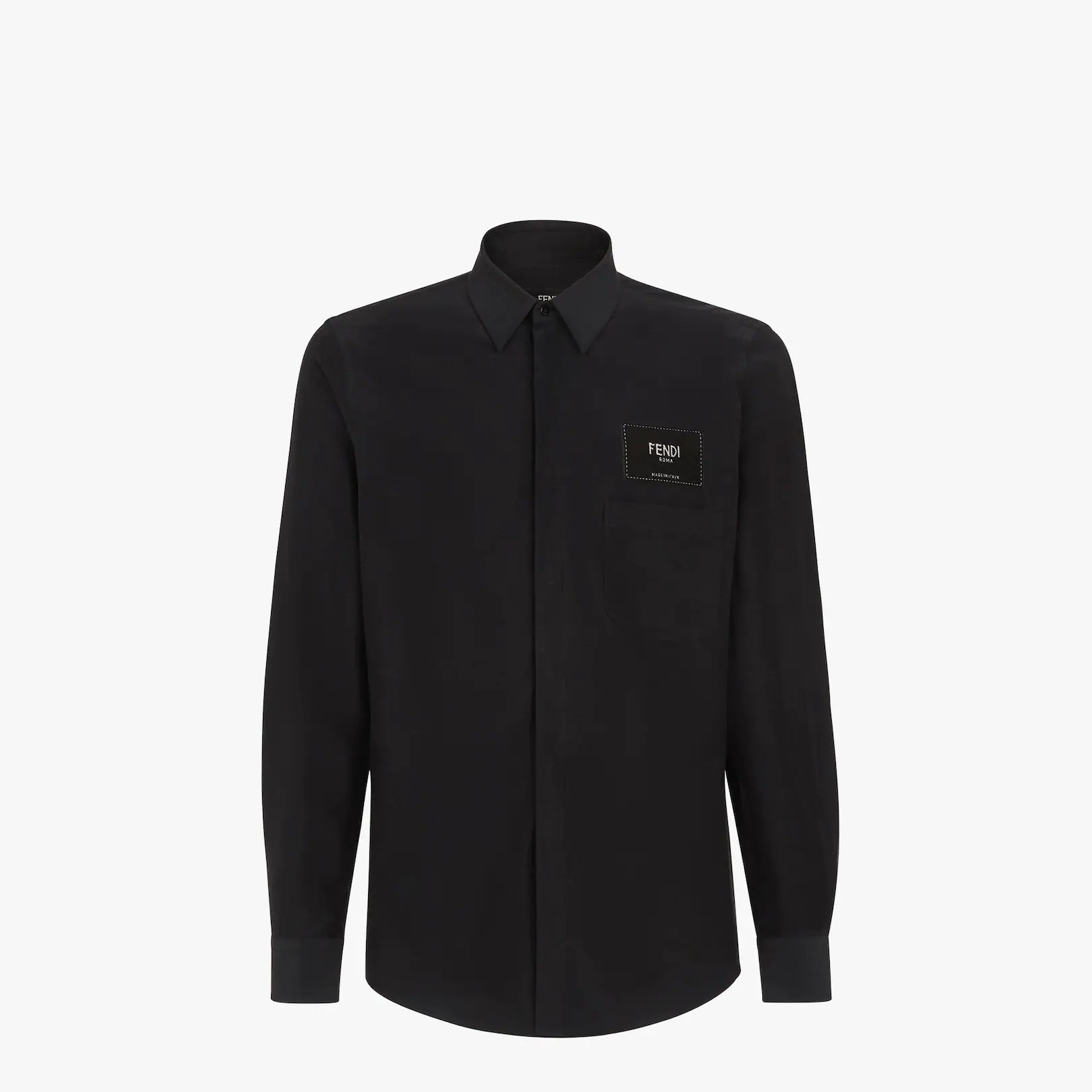 Black cotton shirt - 1