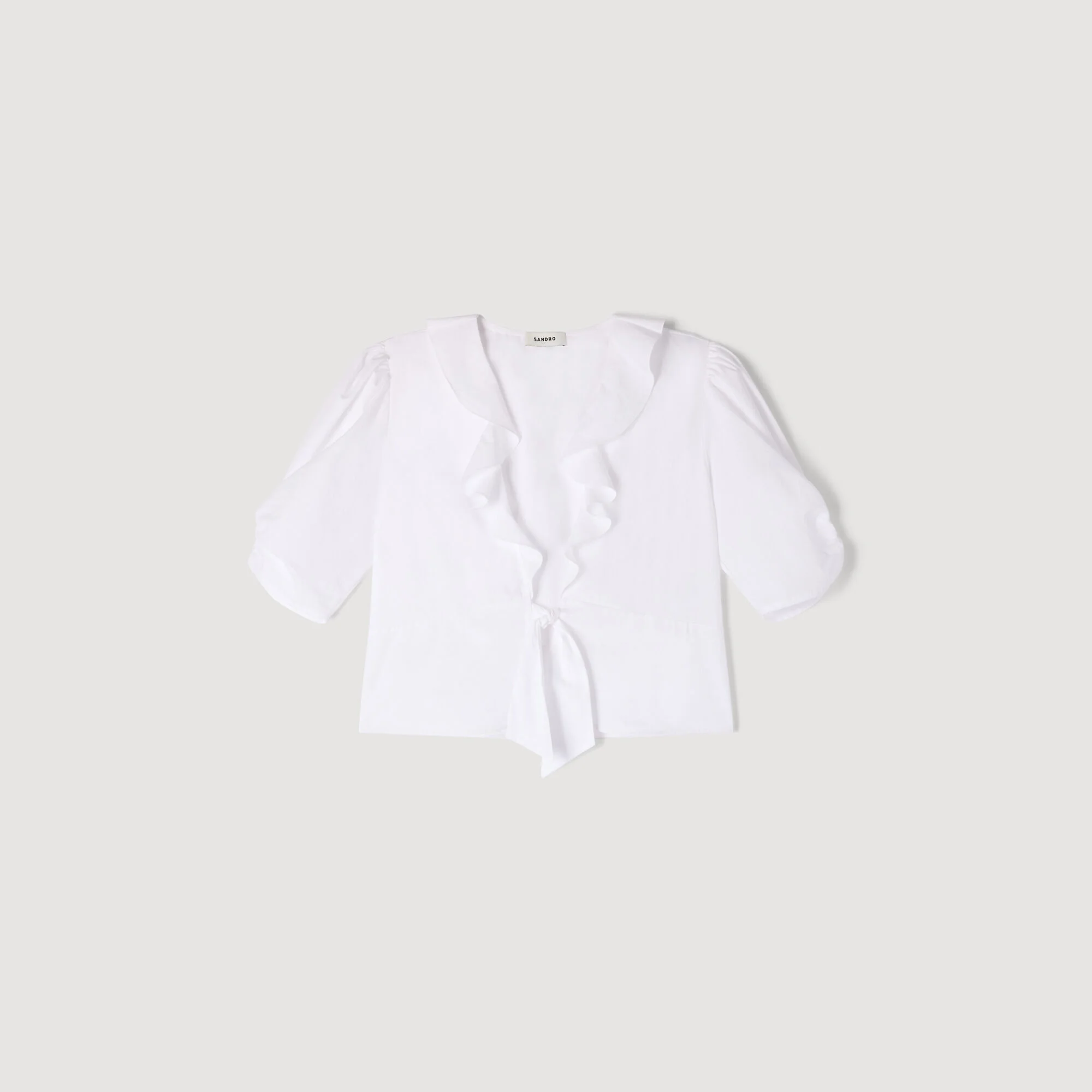 RUFFLED CROP TOP - 1