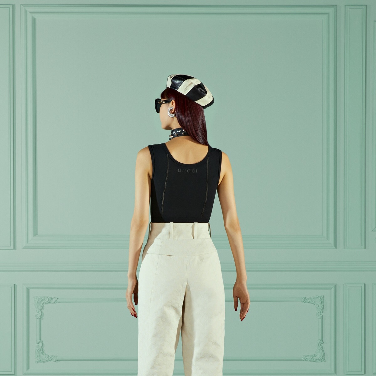 Jersey cropped top - 7