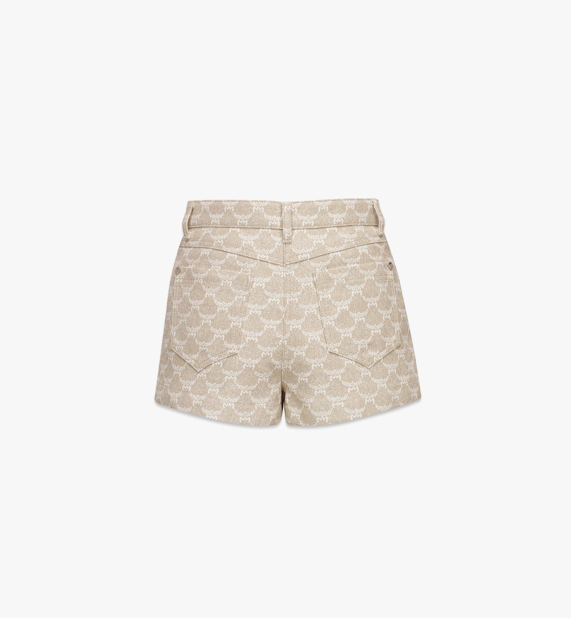 Lauretos Denim Jacquard Shorts - 3