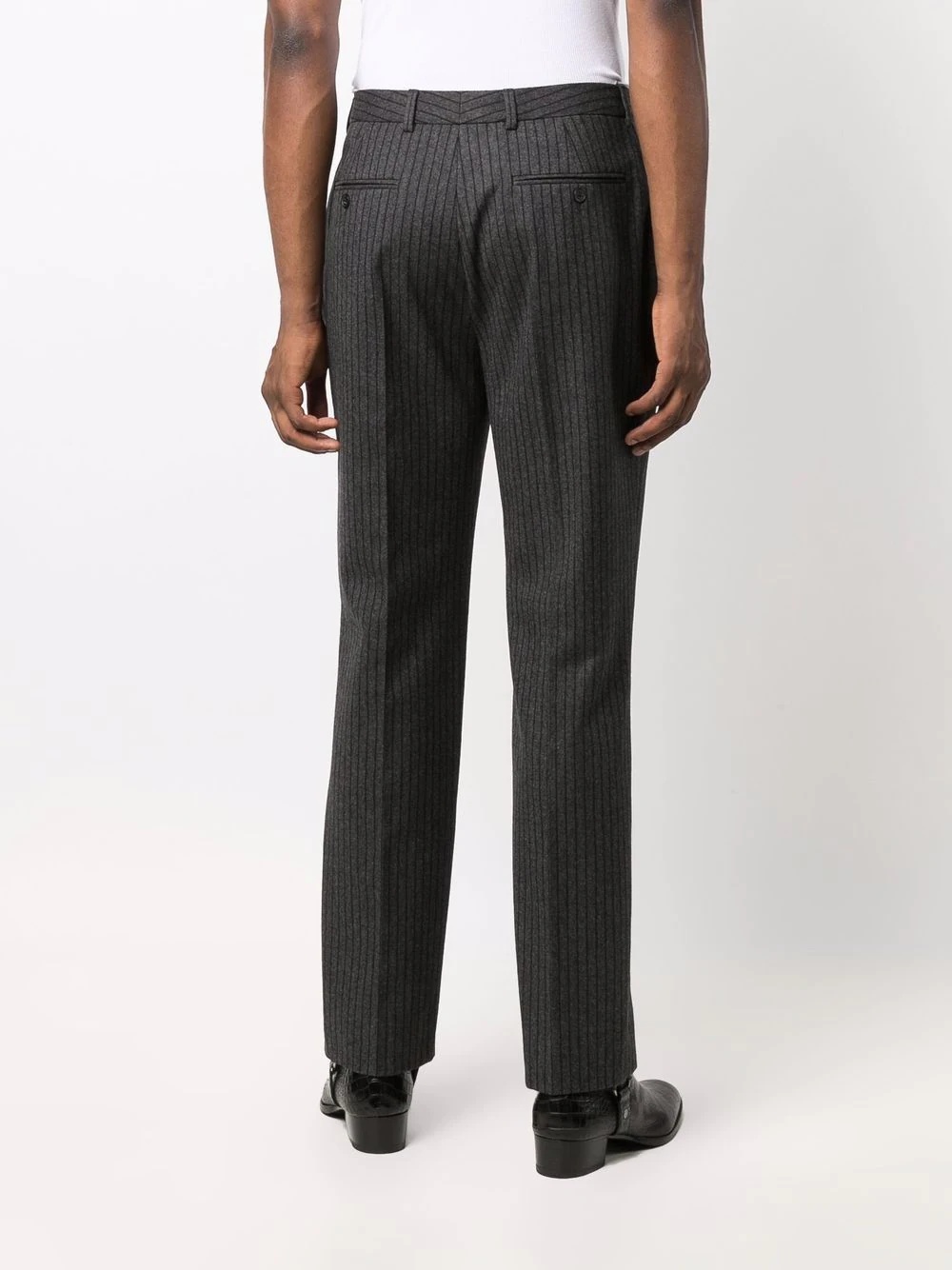 striped tailored trousers - 4